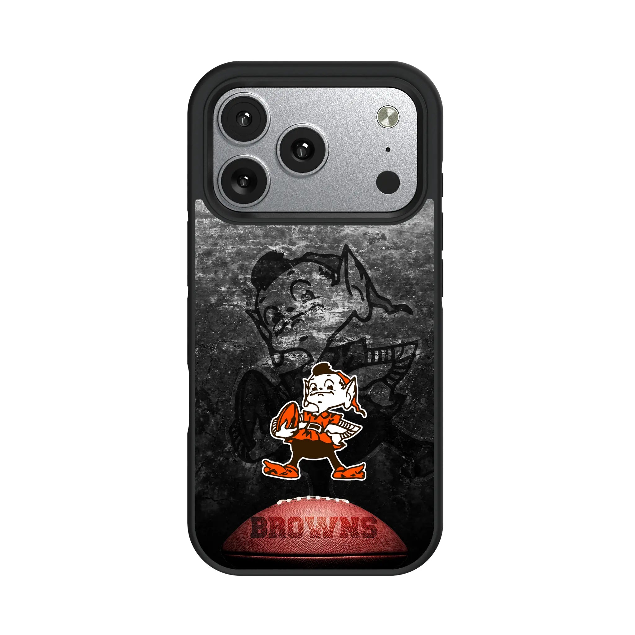 Cleveland Browns Historic Collection Legendary iPhone Bump Phone Case for Apple iPhone#Device_iPhone 17 Pro