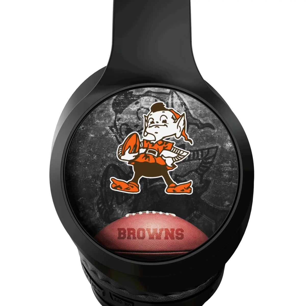 Cleveland Browns Historic Collection Legendary Wireless Over-Ear Headphones With Case - Detail
