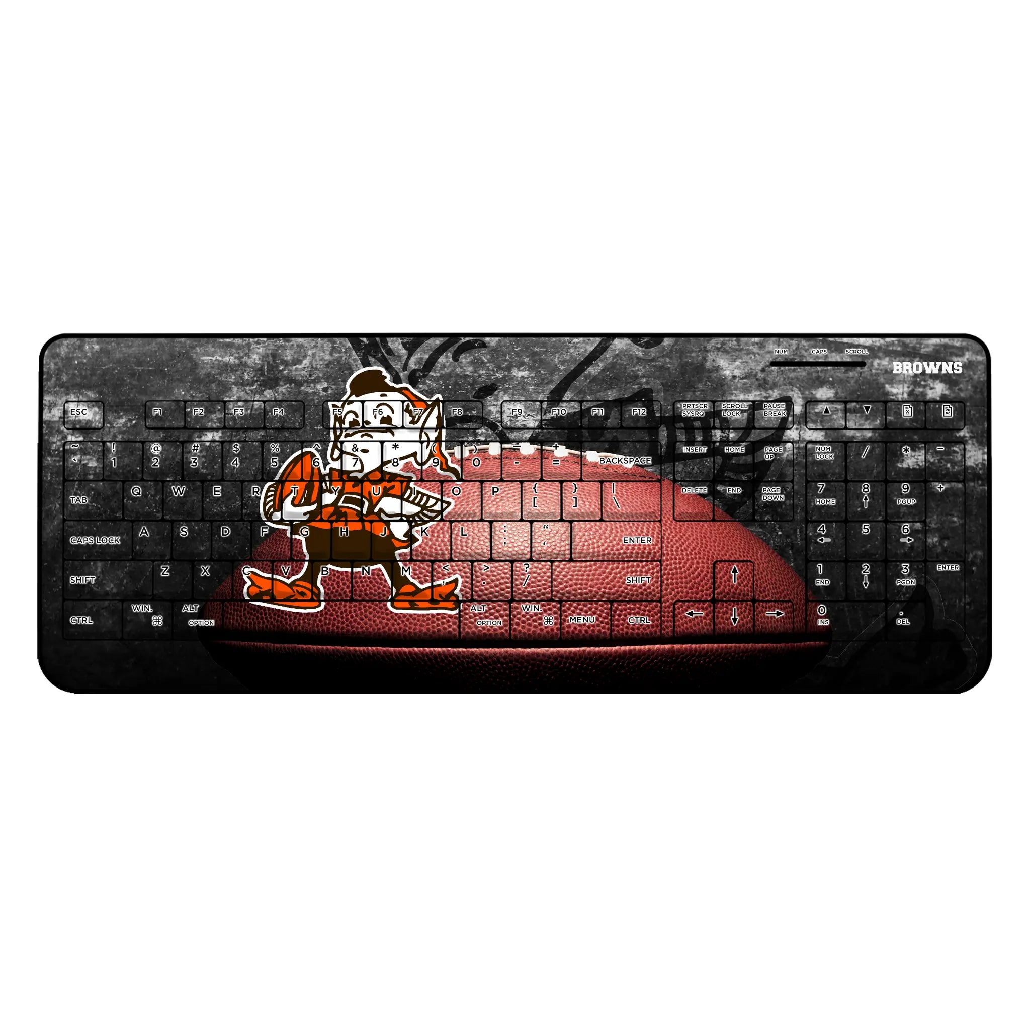 Cleveland Browns Historic Collection Legendary Wireless USB Keyboard