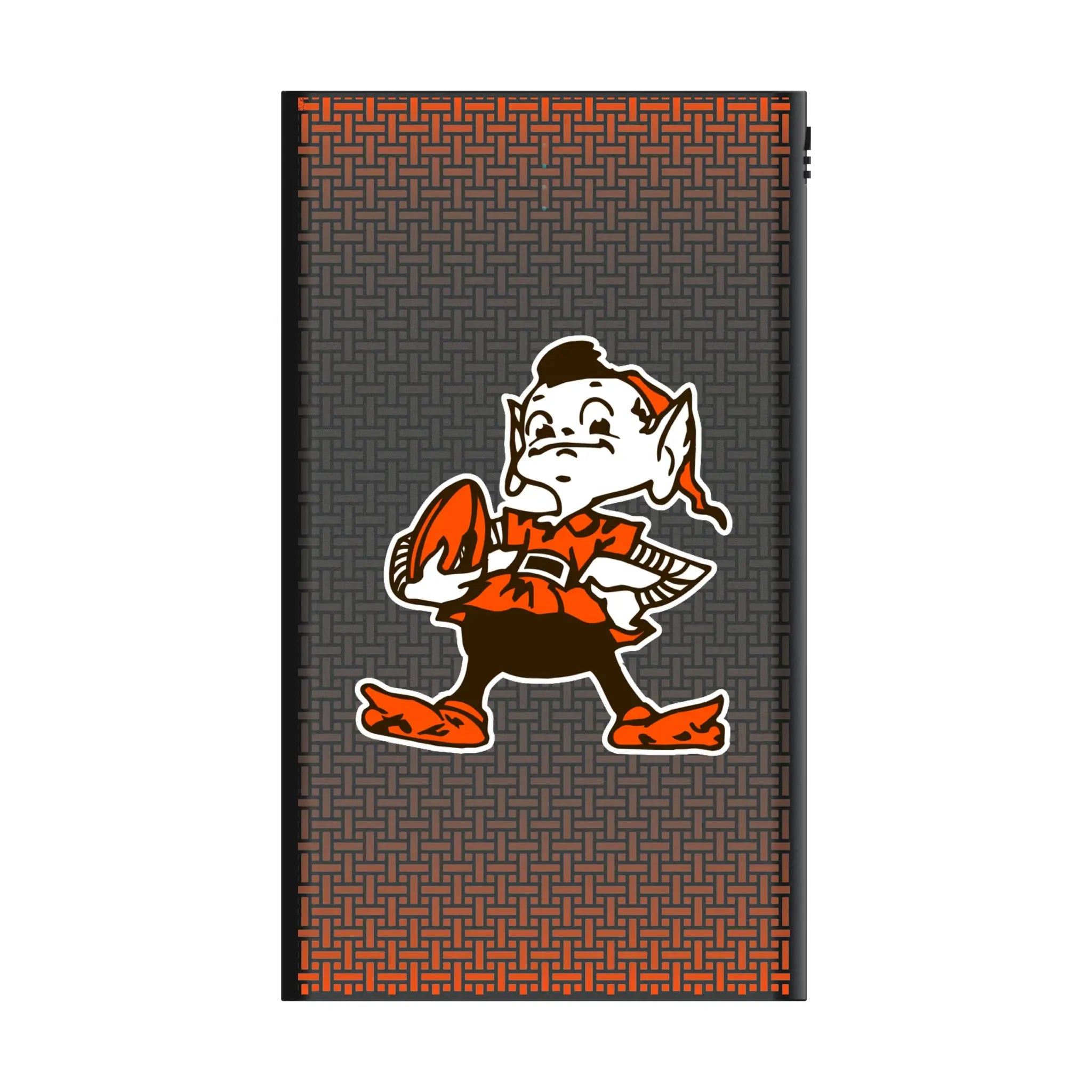 Cleveland Browns Historic Collection Linen 5000mAh Flat Power Bank