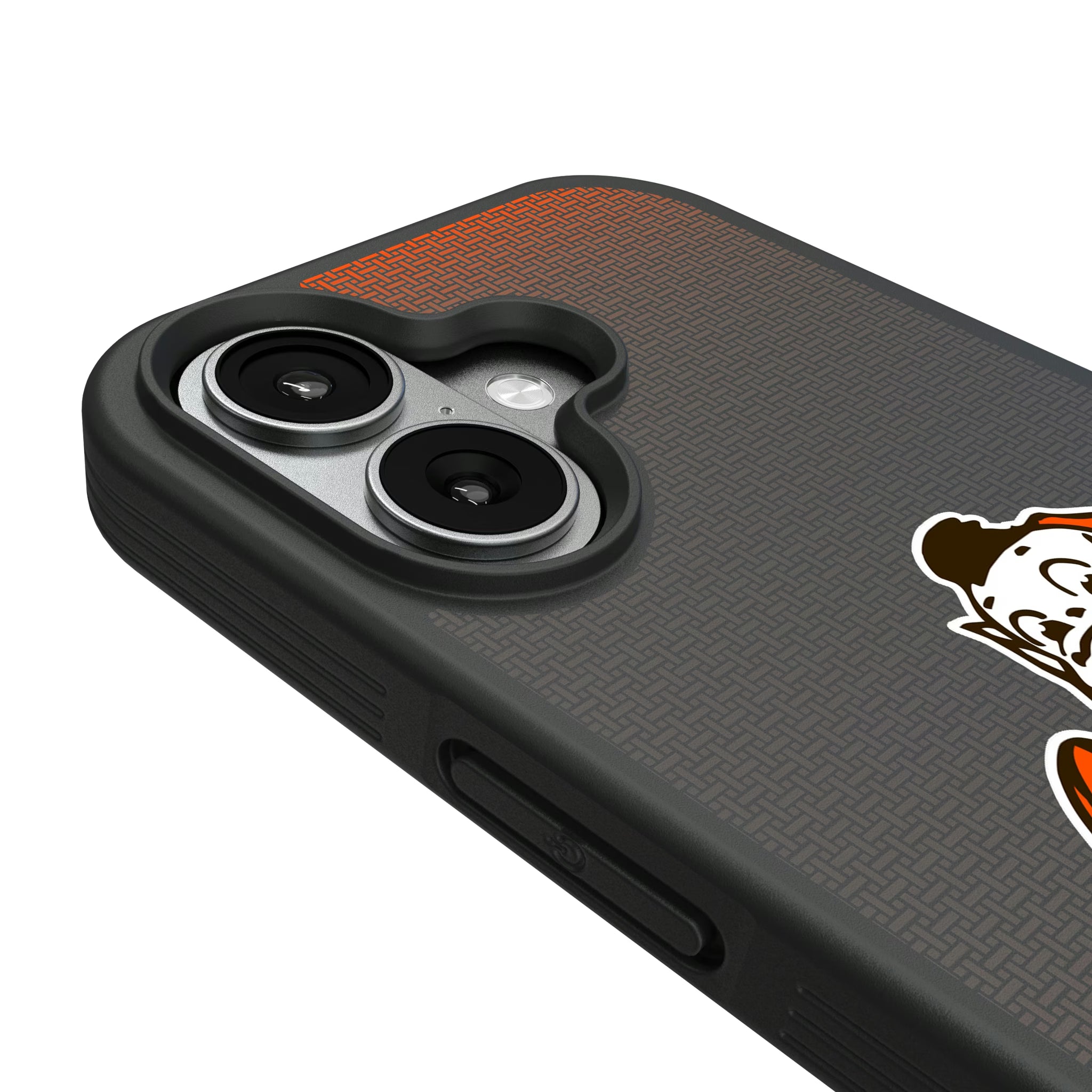 Cleveland Browns Historic Collection Linen iPhone Bump Phone Case for Apple iPhone - Detail#Device_iPhone 17