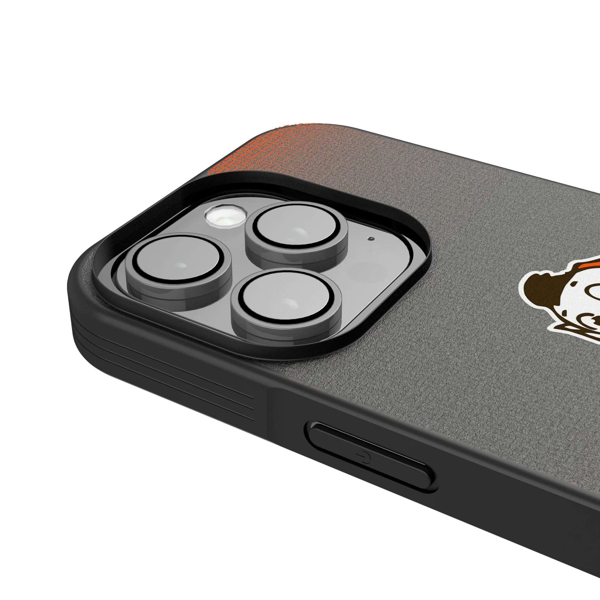 Cleveland Browns Historic Collection Linen iPhone Bump Phone Case for Apple iPhone - Detail