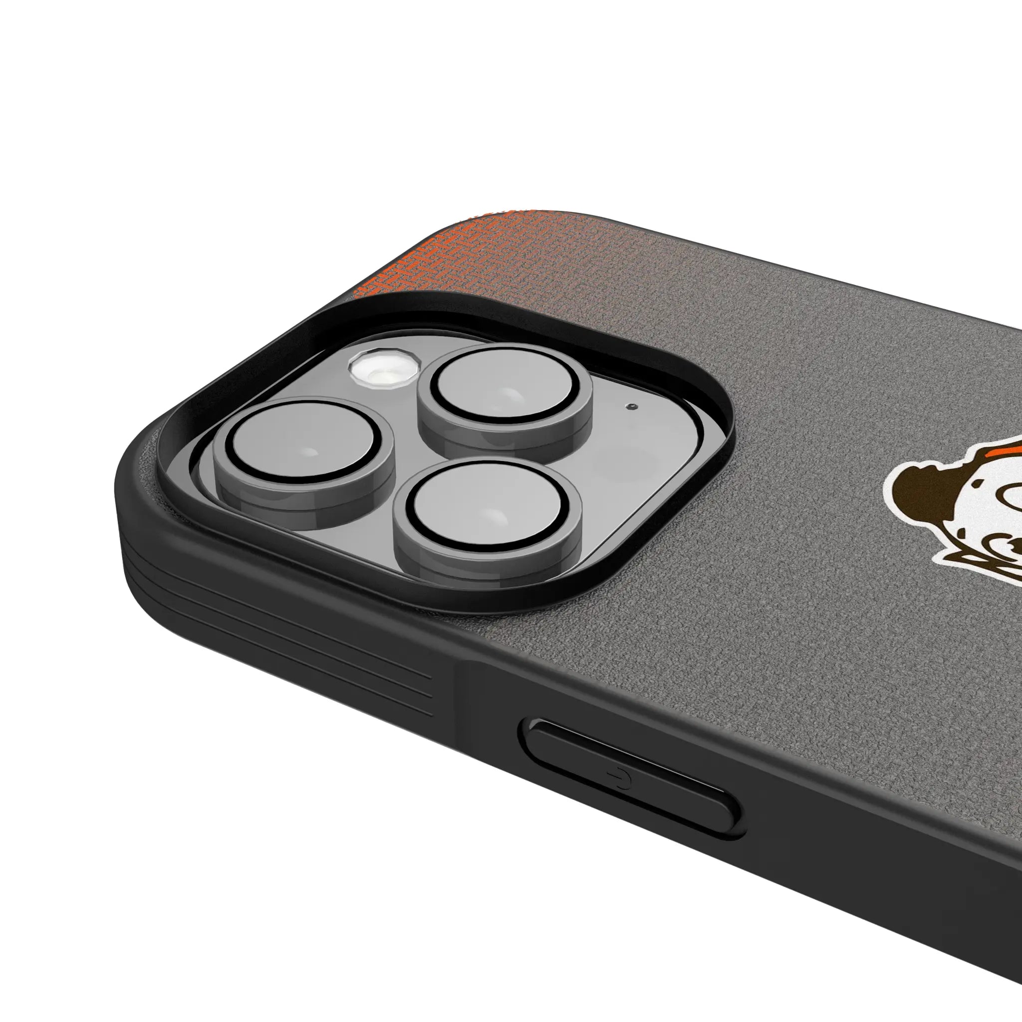 Cleveland Browns Historic Collection Linen iPhone Bump Phone Case for Apple iPhone - Detail