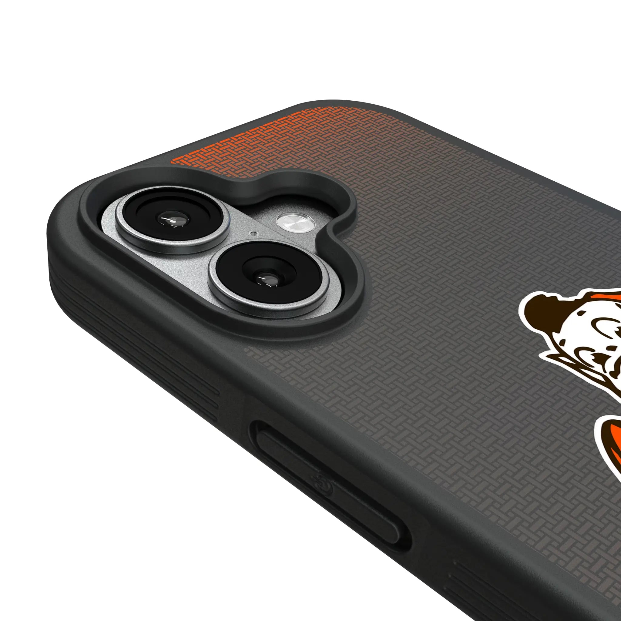 Cleveland Browns Historic Collection Linen iPhone Bump Phone Case for Apple iPhone - Detail#Device_iPhone 17