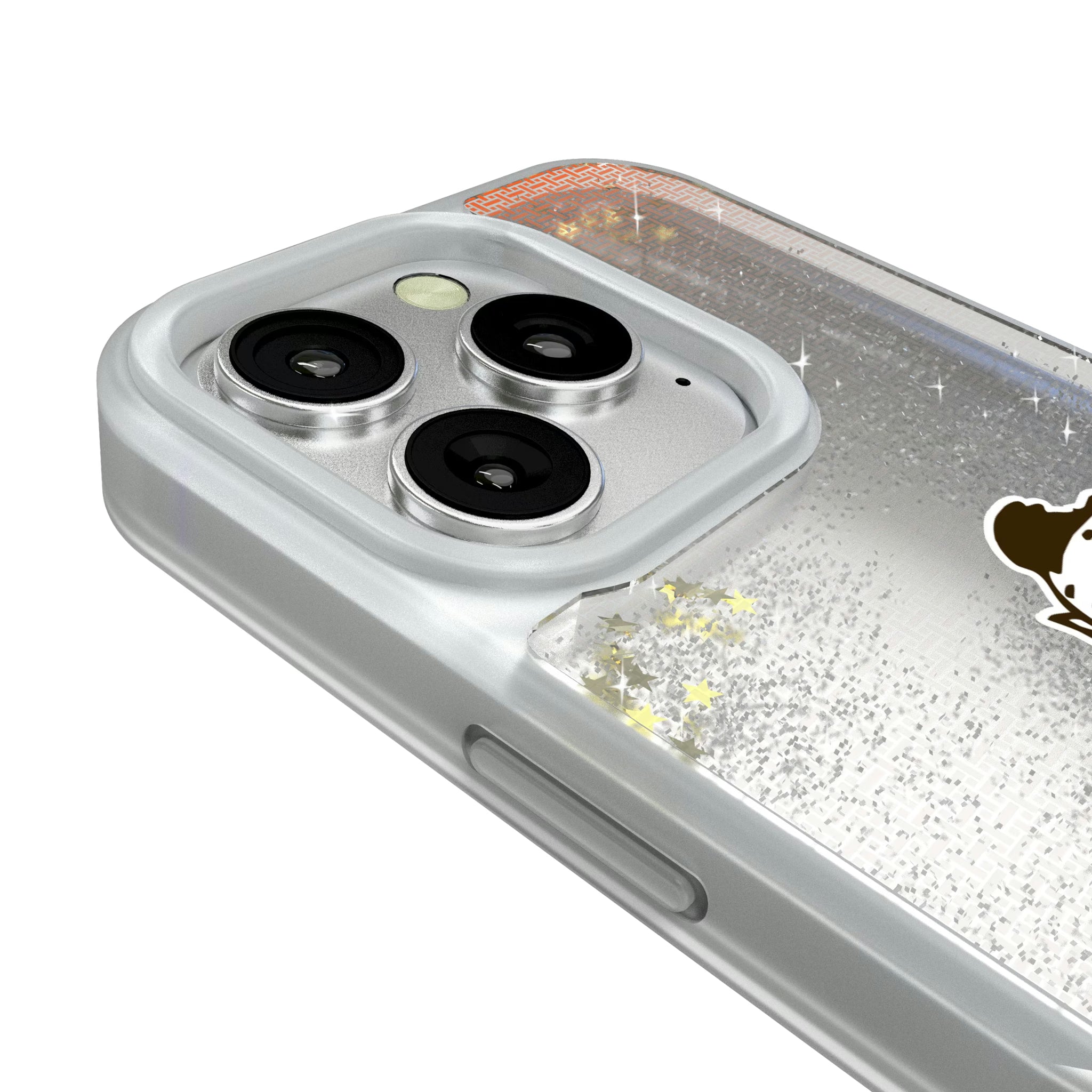 Cleveland Browns Historic Collection Linen iPhone Glitter Phone Case for Apple iPhone - Detail#Device_iPhone 16 Pro
