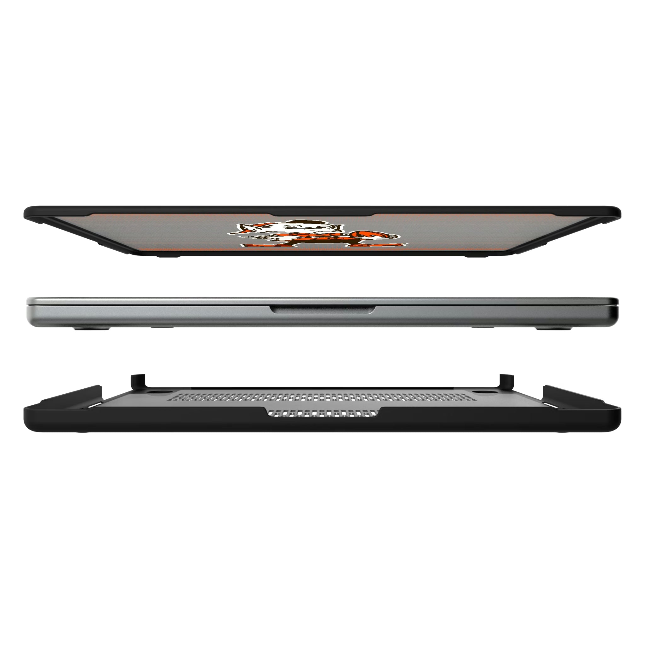 Cleveland Browns Historic Collection Linen MacBook Laptop Case for Apple MacBook#Device_MacBook Pro (14-inch, 2021) / MacBook Pro (14-inch, 2023) / MacBook Pro (14-inch, 2024)