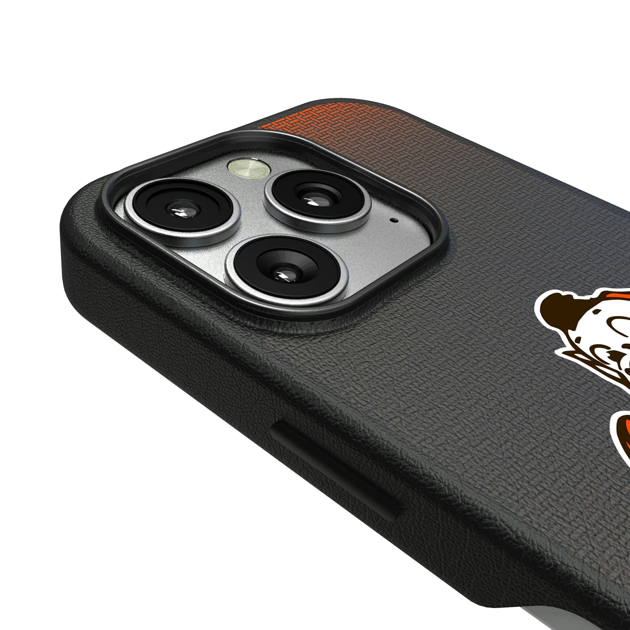 Cleveland Browns Historic Collection Linen iPhone MagSafe Compatible Phone Case for Apple iPhone - Detail