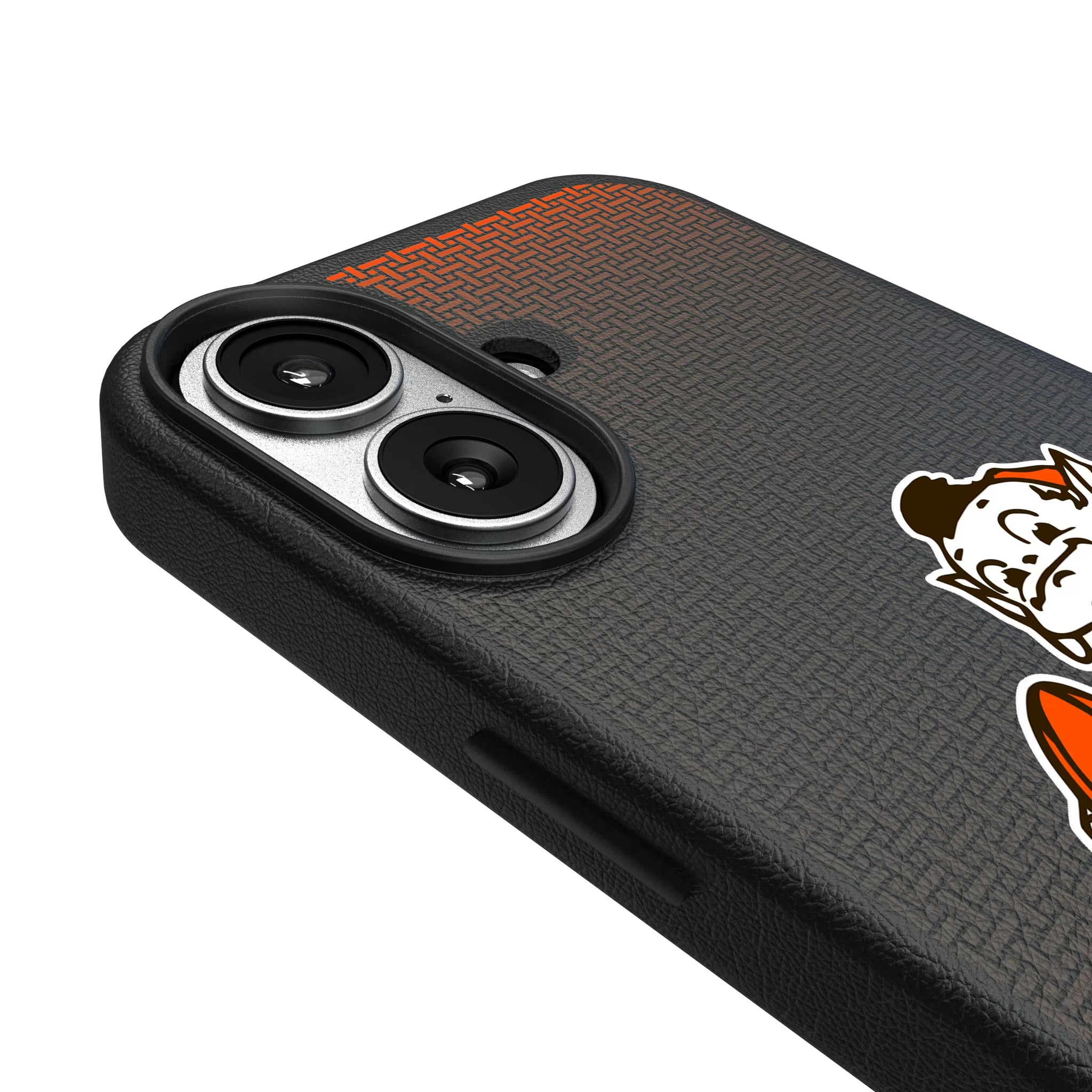Cleveland Browns Historic Collection Linen iPhone MagSafe Compatible Phone Case for Apple iPhone - Detail#Device_iPhone 17