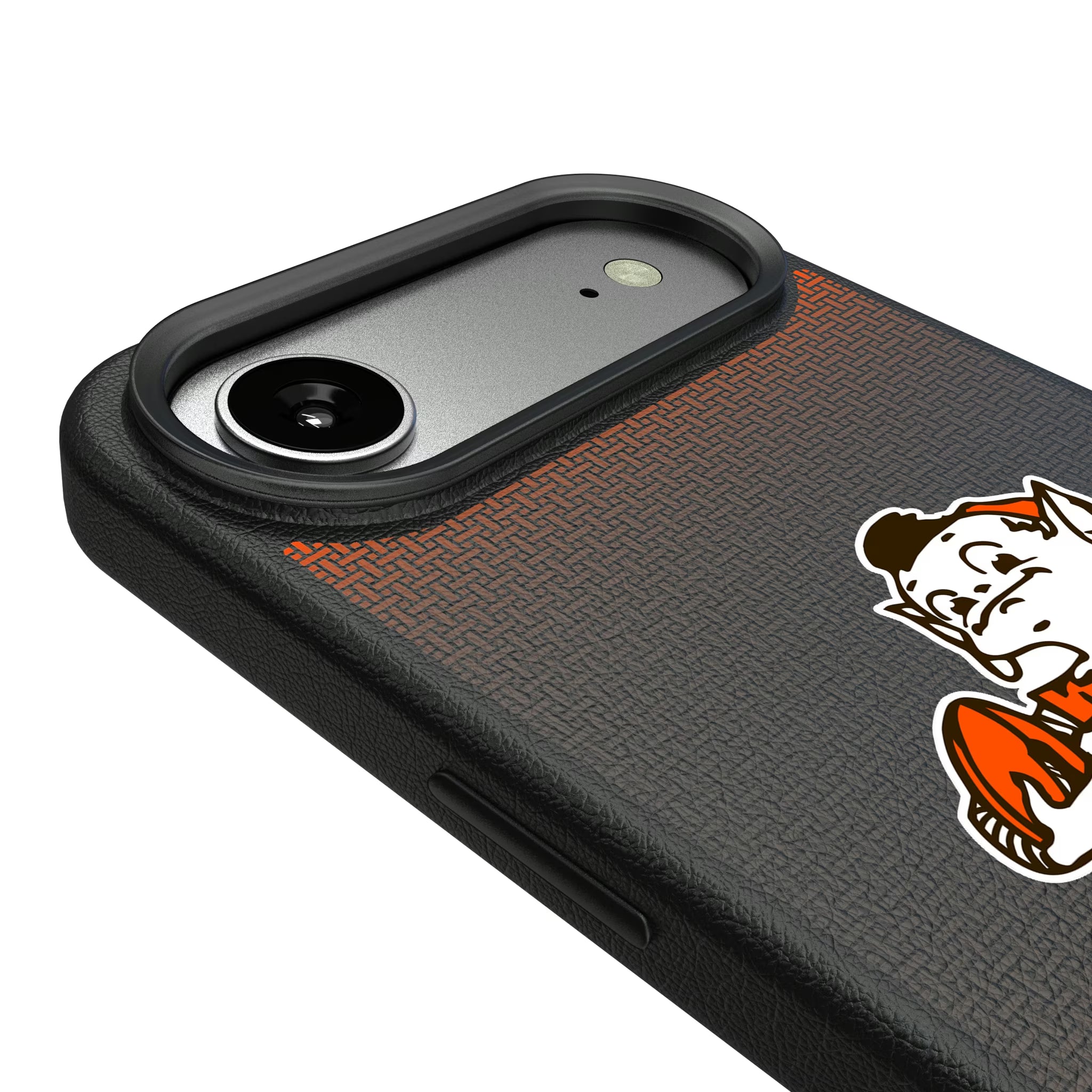 Cleveland Browns Historic Collection Linen iPhone MagSafe Compatible Phone Case for Apple iPhone - Detail#Device_iPhone Air