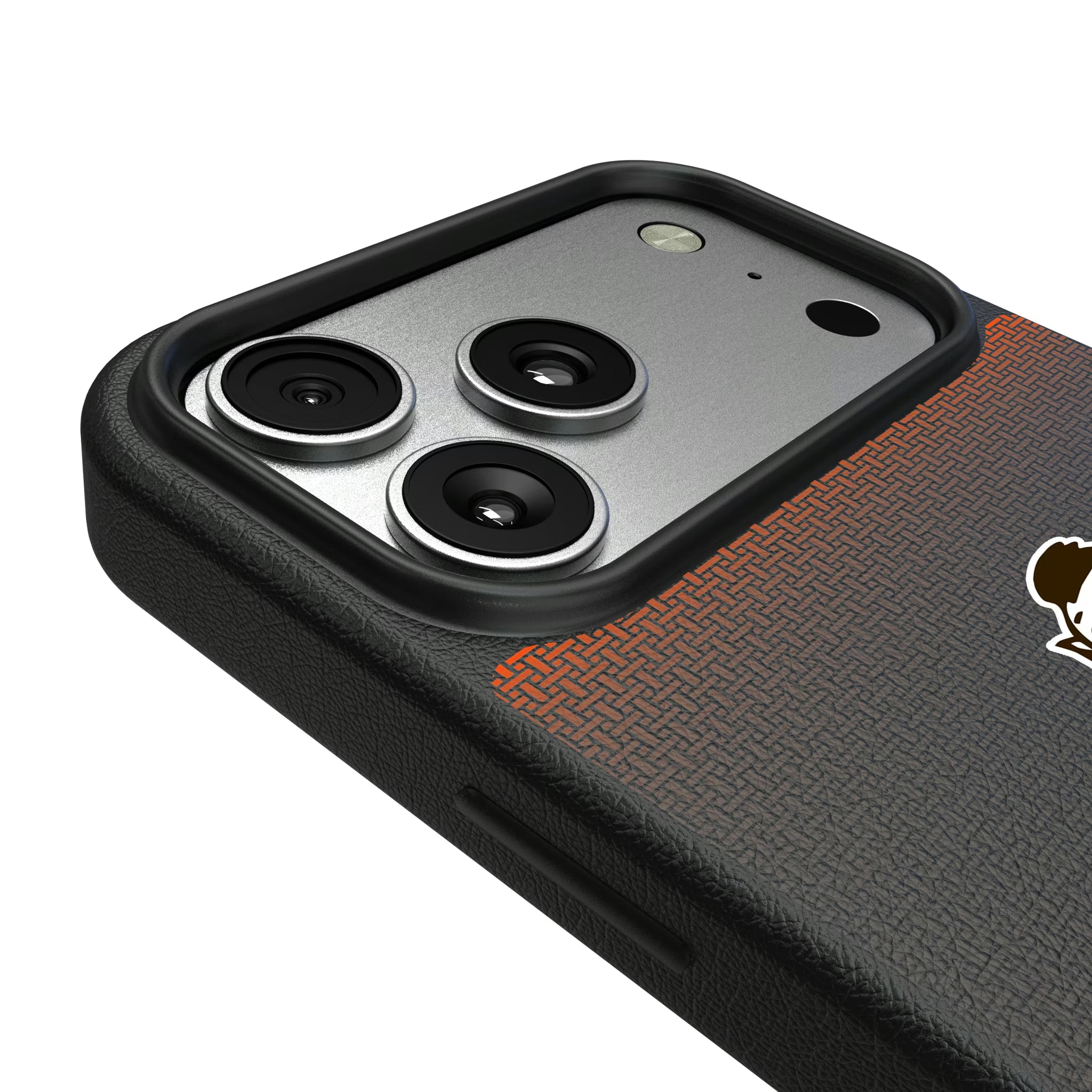 Cleveland Browns Historic Collection Linen iPhone MagSafe Compatible Phone Case for Apple iPhone - Detail#Device_iPhone 17 Pro Max