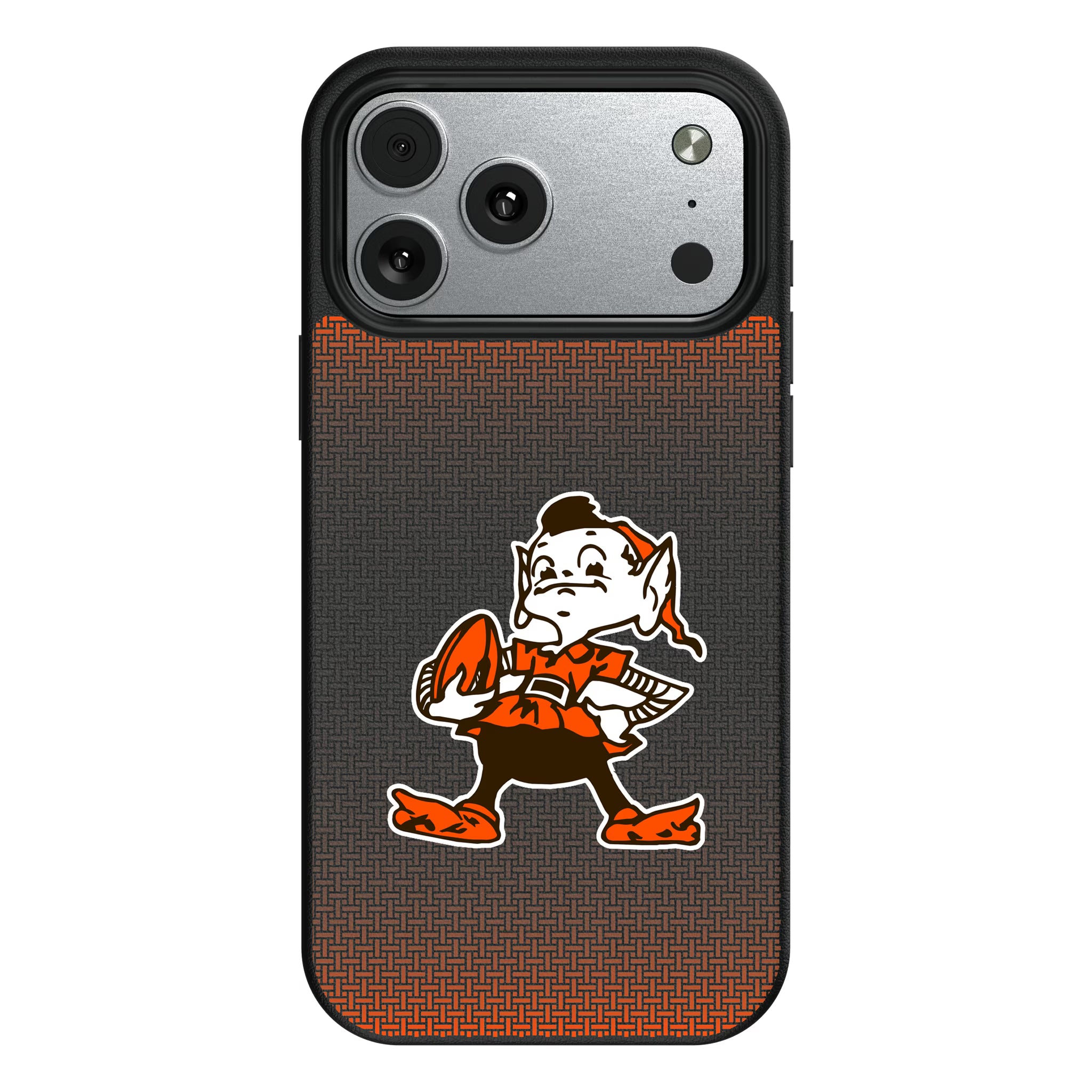 Cleveland Browns Historic Collection Linen iPhone MagSafe Compatible Phone Case for Apple iPhone#Device_iPhone 17 Pro Max