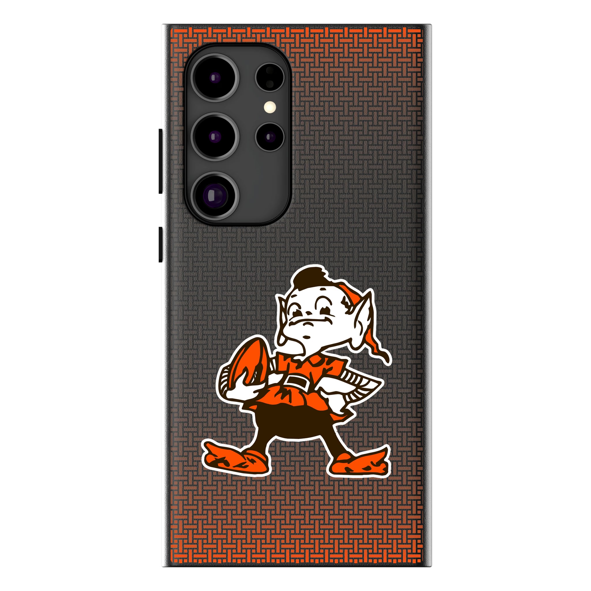 Cleveland Browns Historic Collection Linen Galaxy MagSafe Compatible Phone Case for Samsung Galaxy