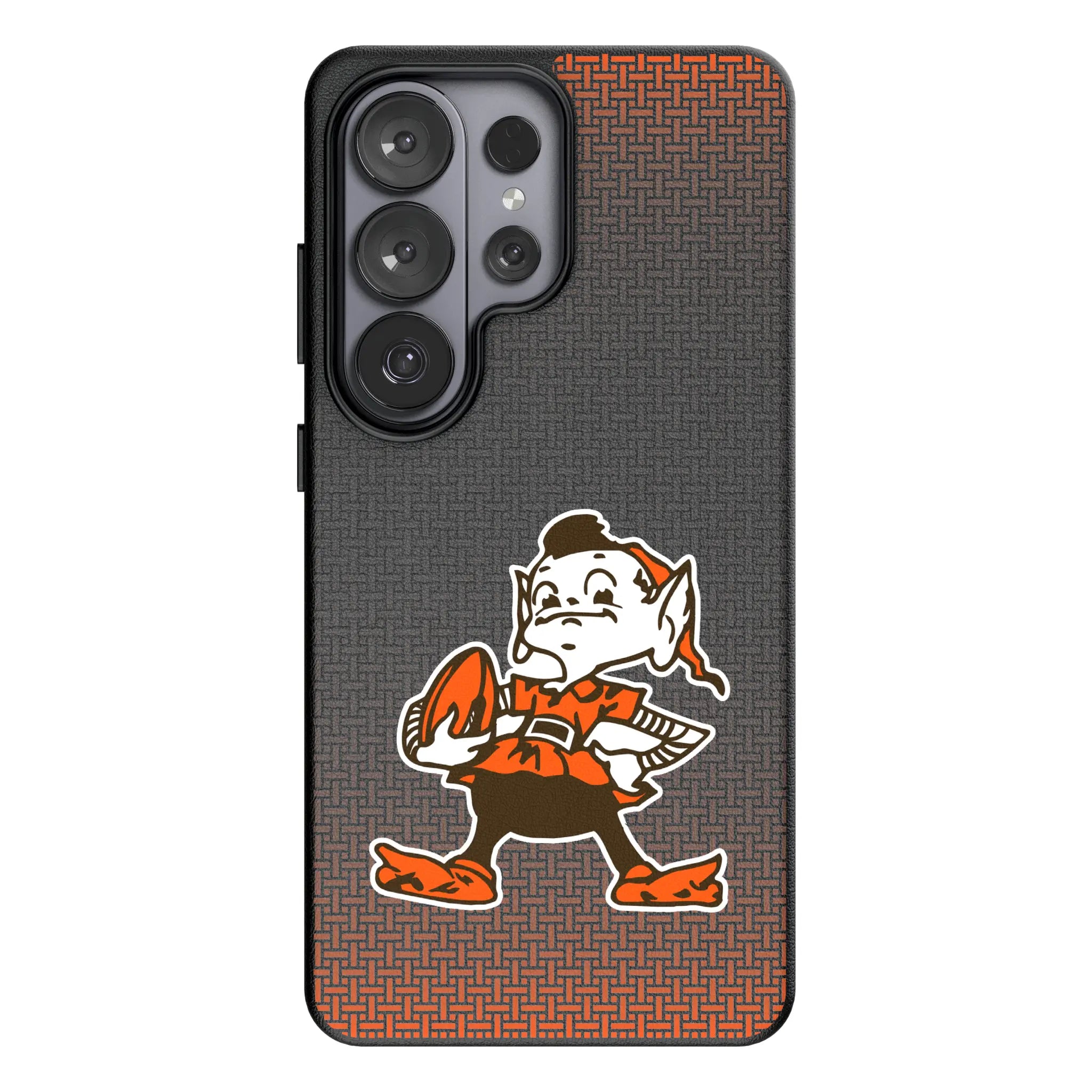Cleveland Browns Historic Collection Linen Galaxy MagSafe Compatible Phone Case for Samsung Galaxy#Device_Galaxy S26 Ultra