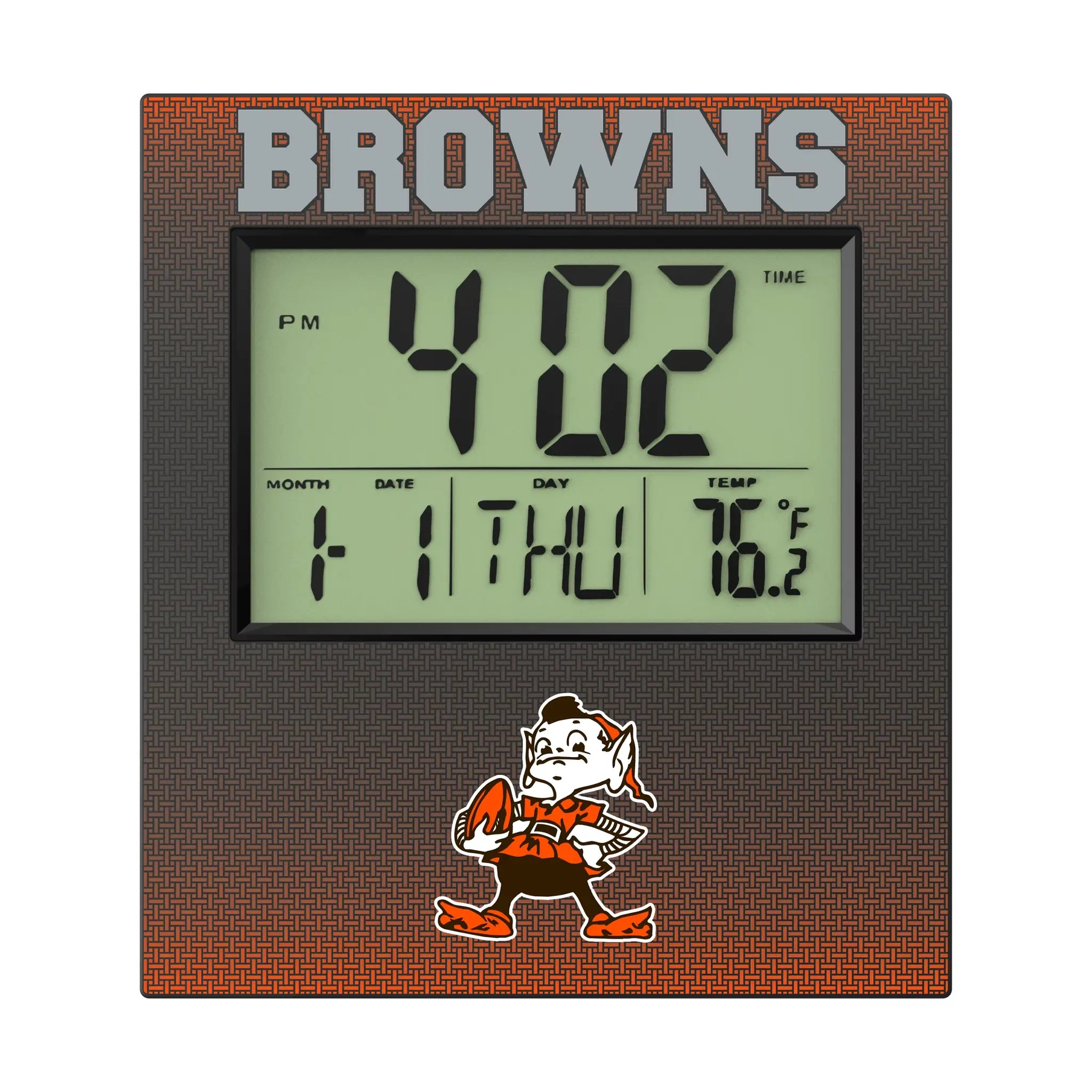 Cleveland Browns Historic Collection Linen Wall Clock