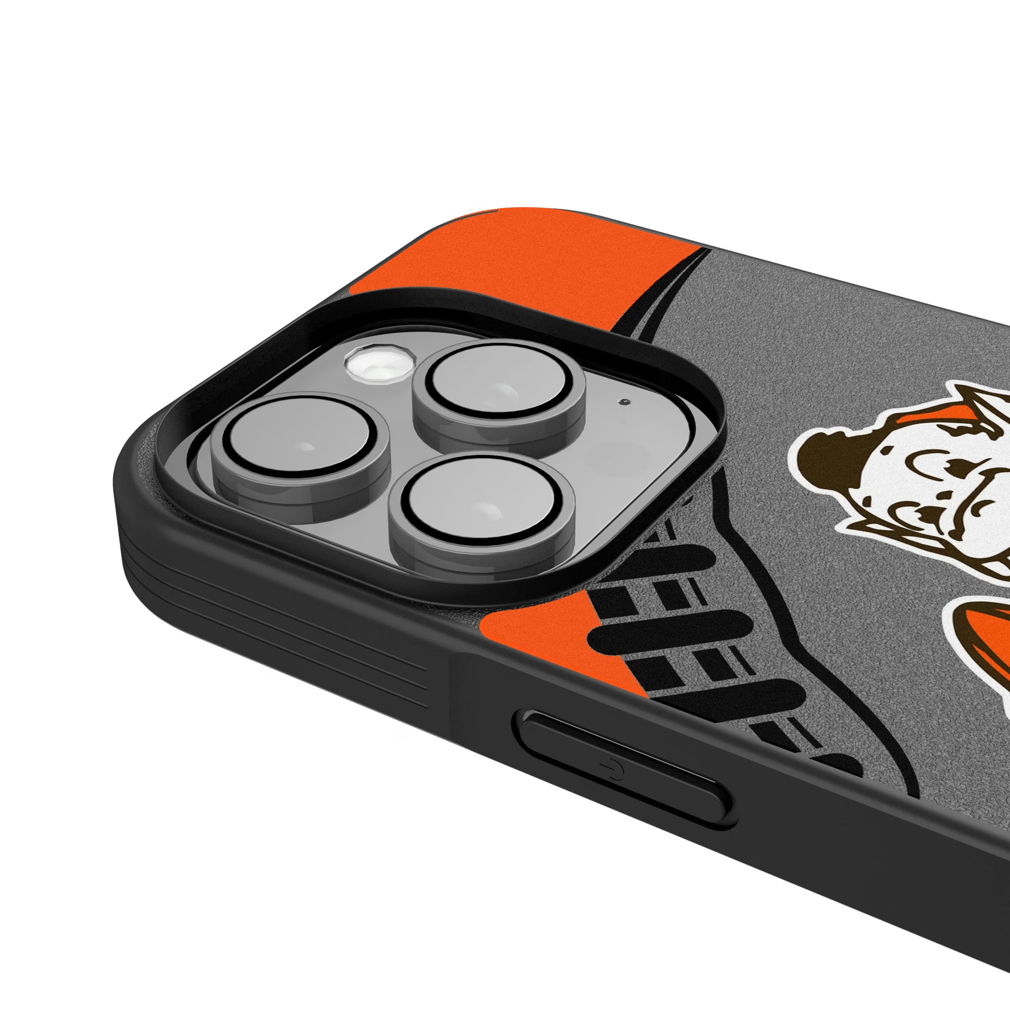 Cleveland Browns Historic Collection Passtime iPhone Bump Phone Case for Apple iPhone - Detail