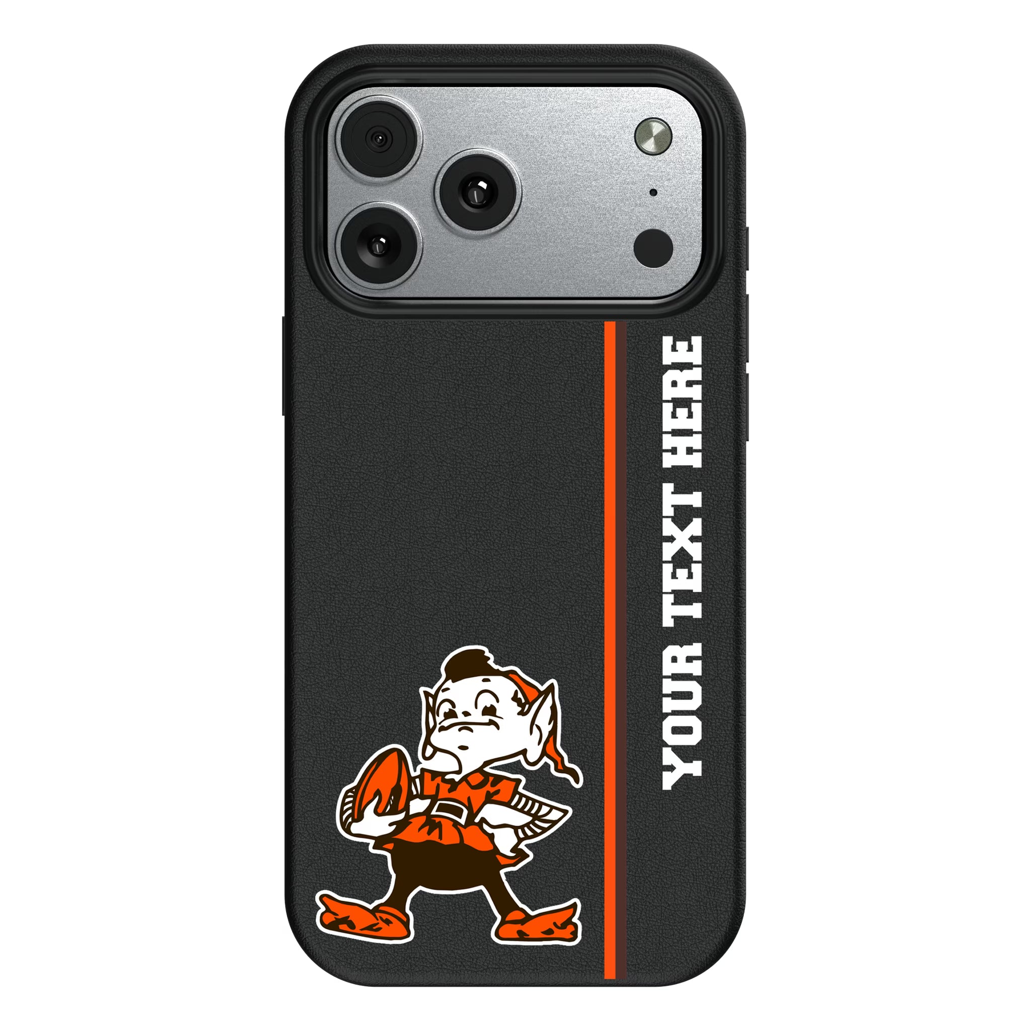 Cleveland Browns Historic Collection Personalized Sidebard iPhone MagSafe Compatible Phone Case for Apple iPhone#Device_iPhone 17 Pro Max