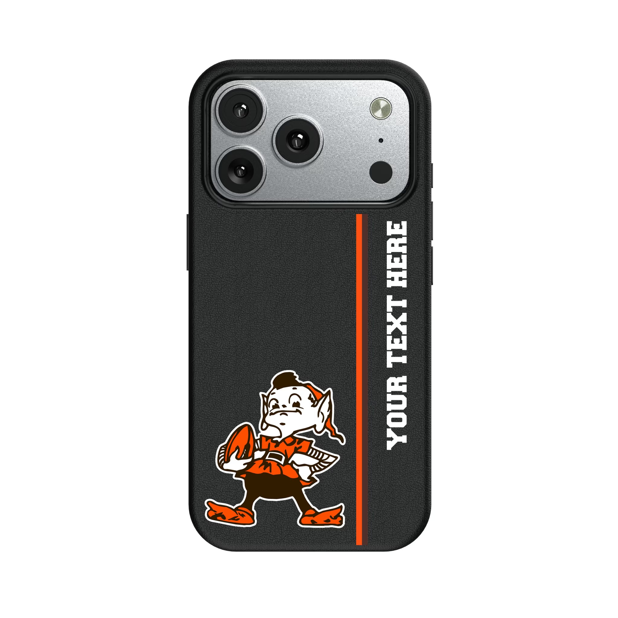 Cleveland Browns Historic Collection Personalized Sidebard iPhone MagSafe Compatible Phone Case for Apple iPhone#Device_iPhone 17 Pro