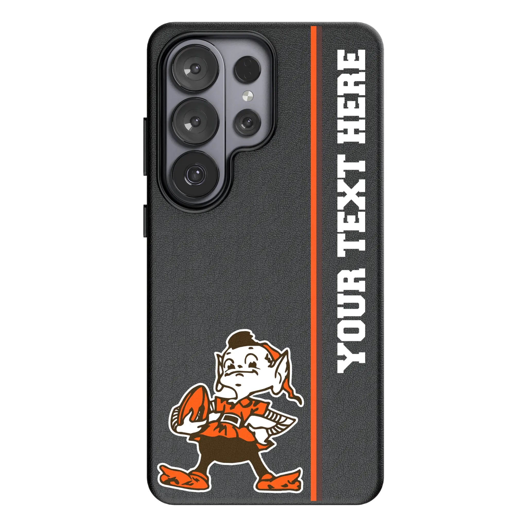 Cleveland Browns Historic Collection Personalized Sidebard Galaxy MagSafe Compatible Phone Case for Samsung Galaxy#Device_Galaxy S26 Ultra