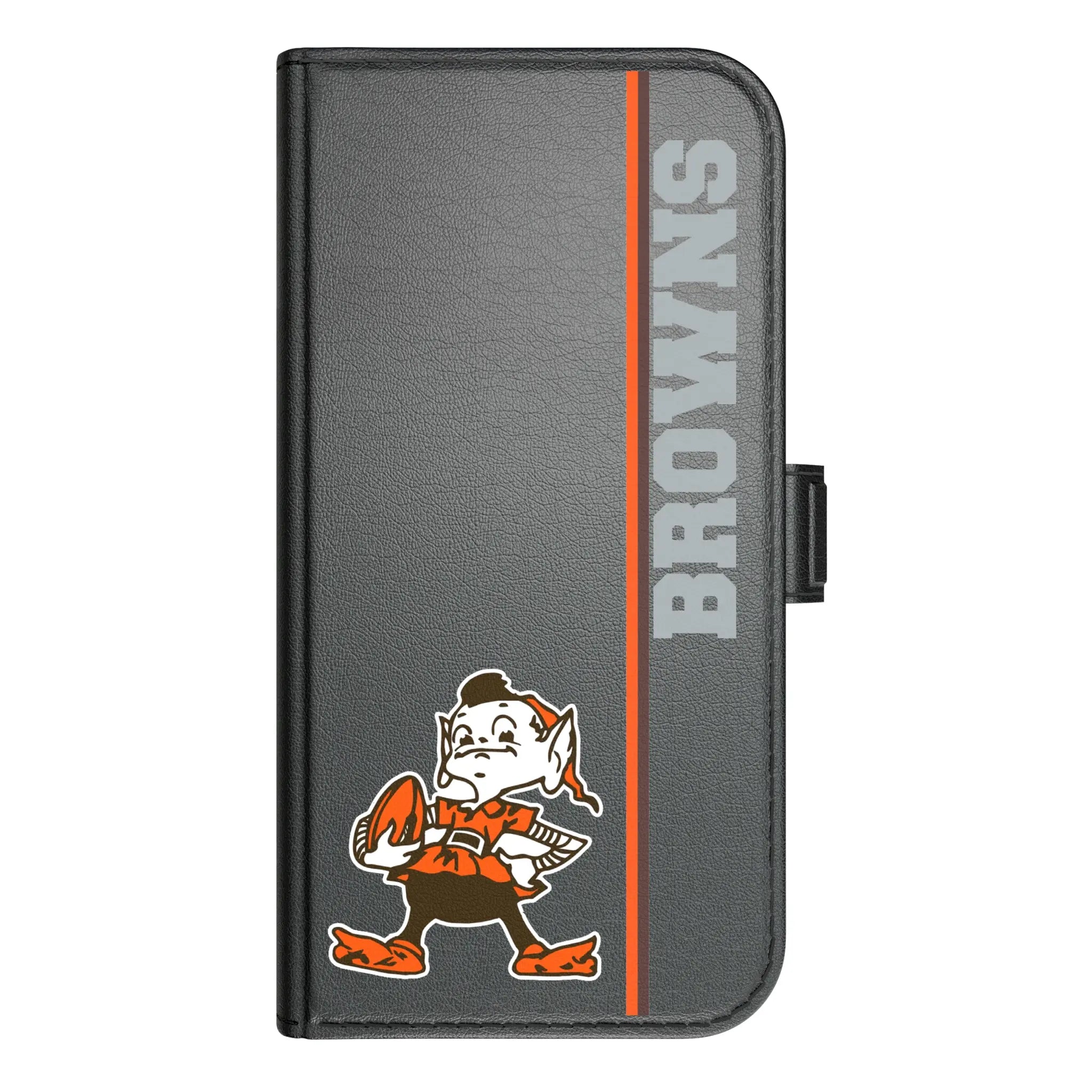 Cleveland Browns Historic Collection Sidebar iPhone Folio Phone Case for Apple iPhone#Device_iPhone 17