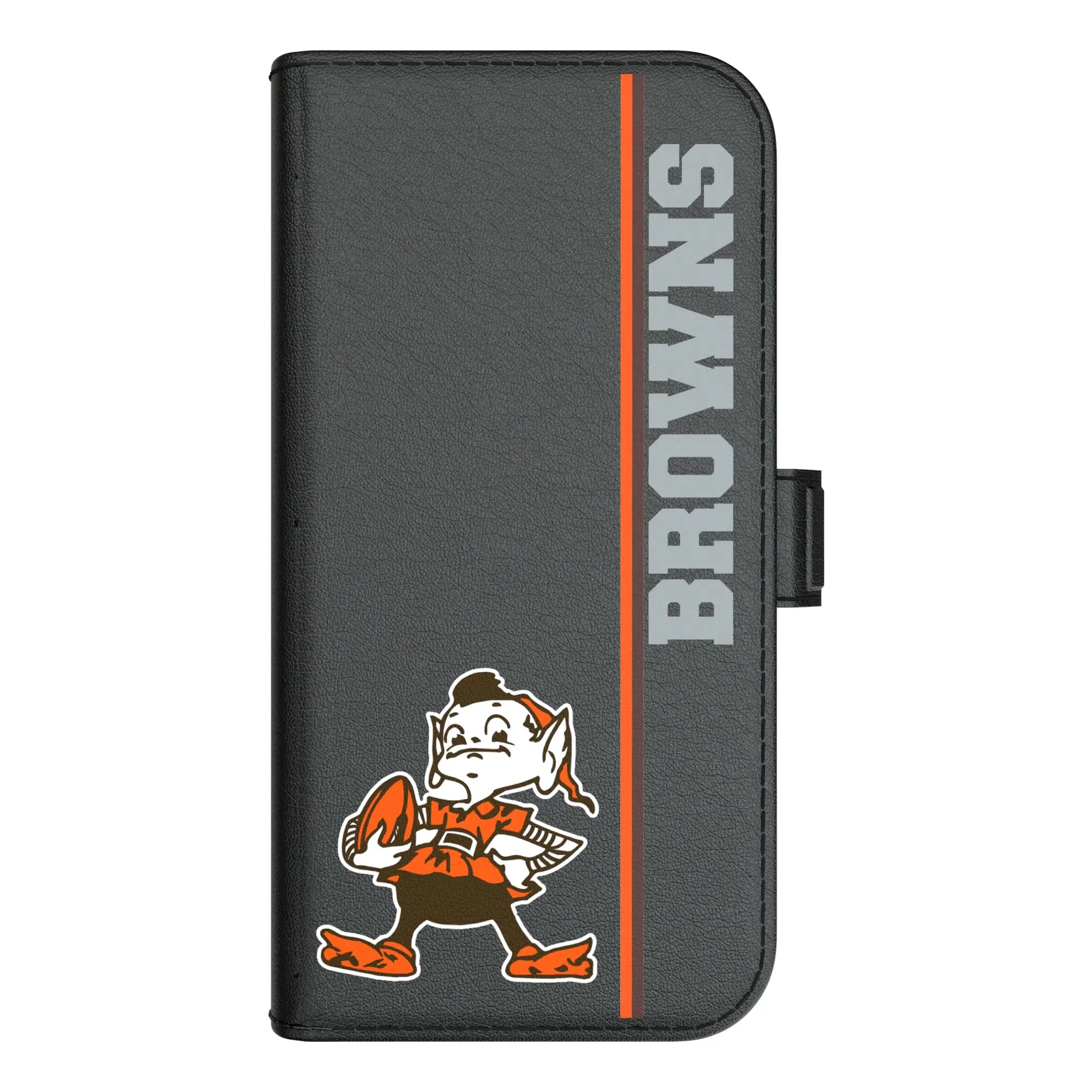 Cleveland Browns Historic Collection Sidebar iPhone Folio Phone Case for Apple iPhone#Device_iPhone 17 Pro