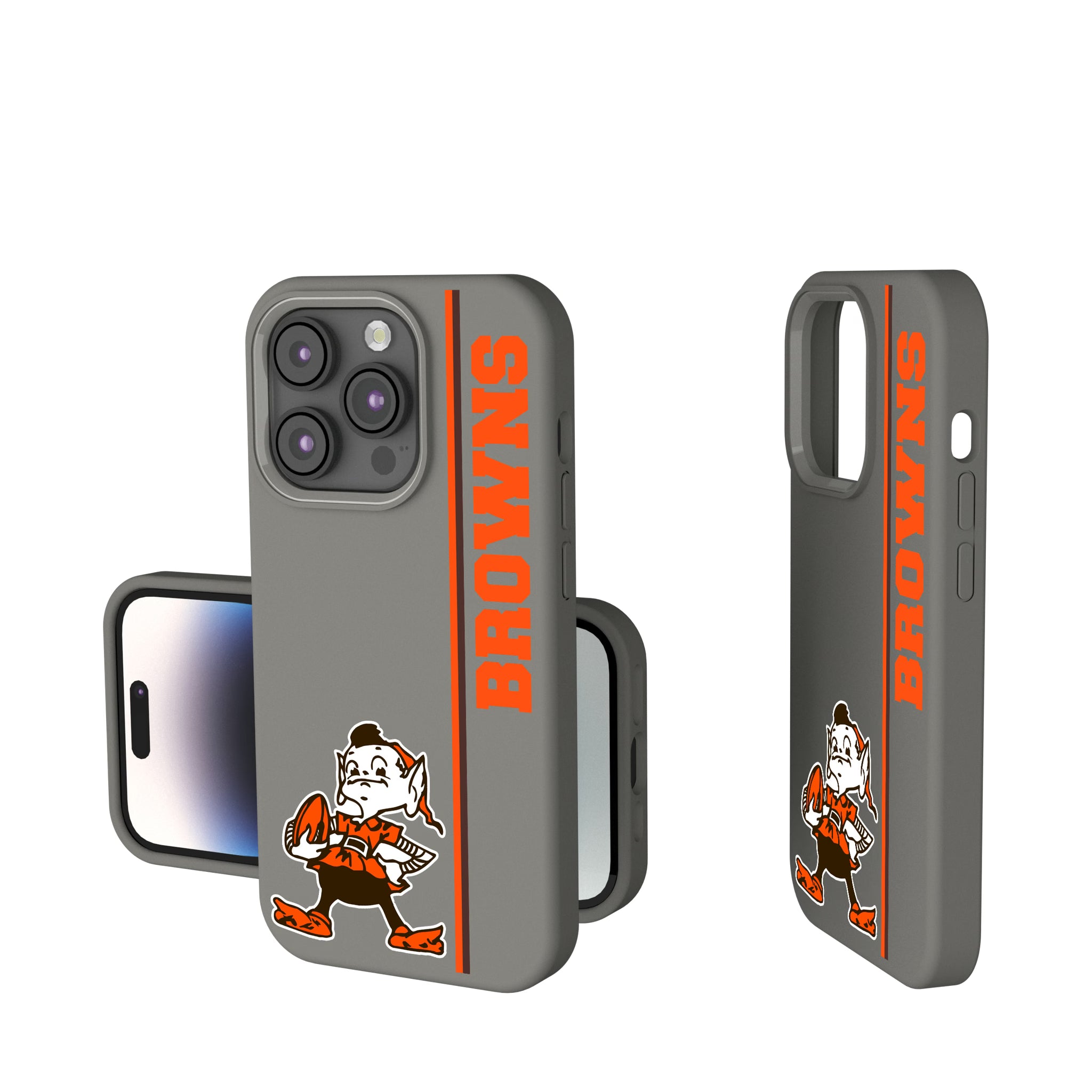 Cleveland Browns Historic Collection Sidebar iPhone Soft Touch Phone Case for Apple iPhone