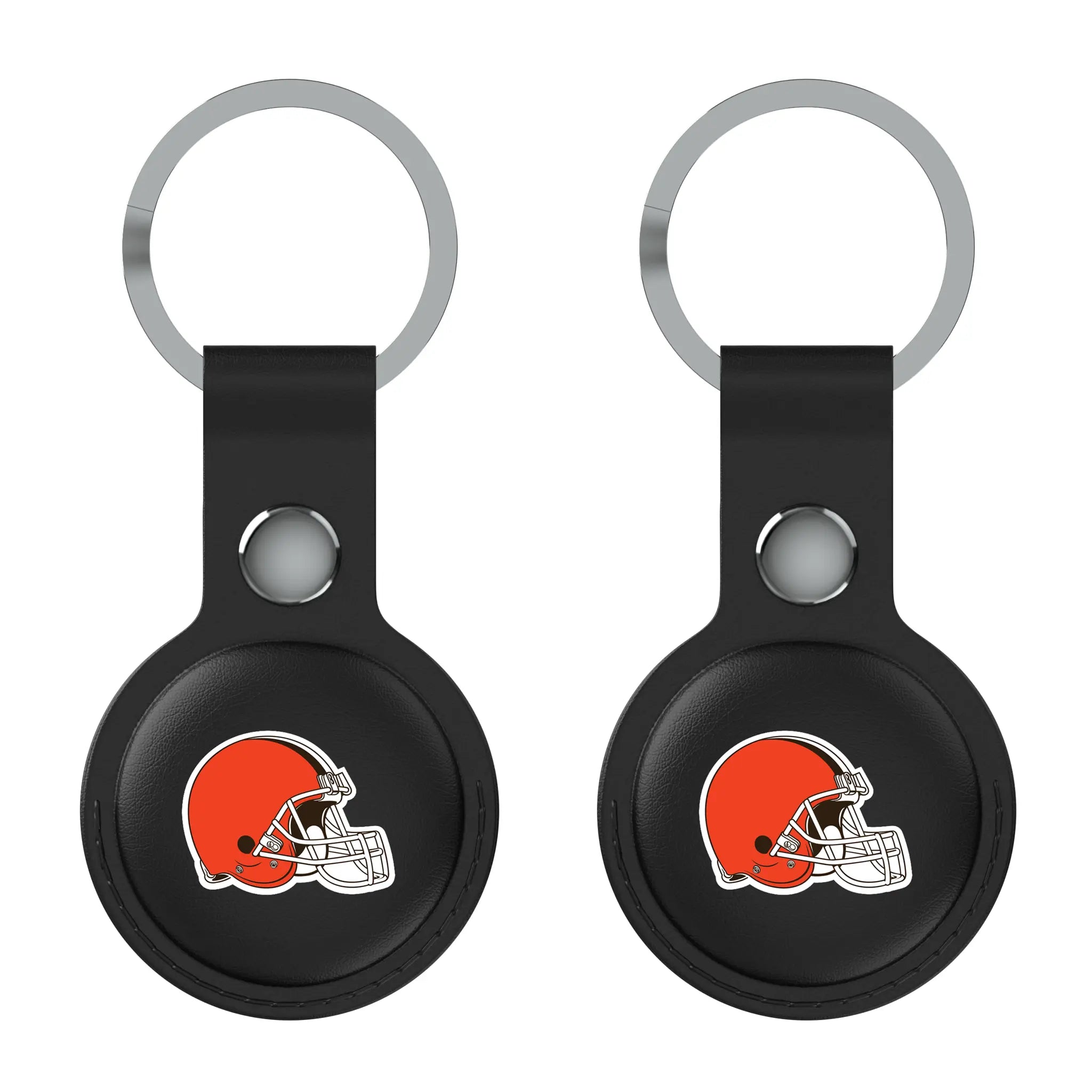 Cleveland Browns Insignia AirTag Black Airtag Holder 2-Pack