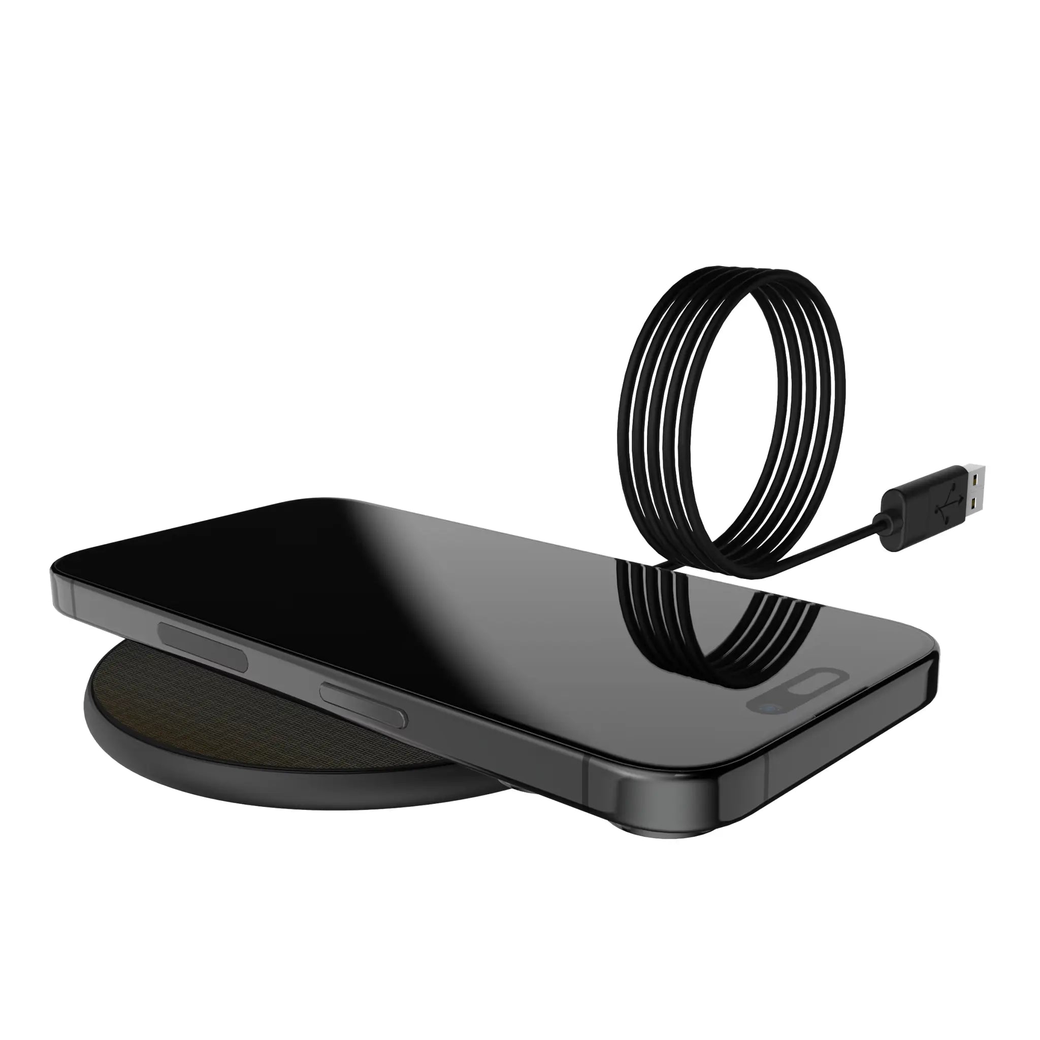 Cleveland Browns Linen 15-Watt Wireless Charger - Lifestyle