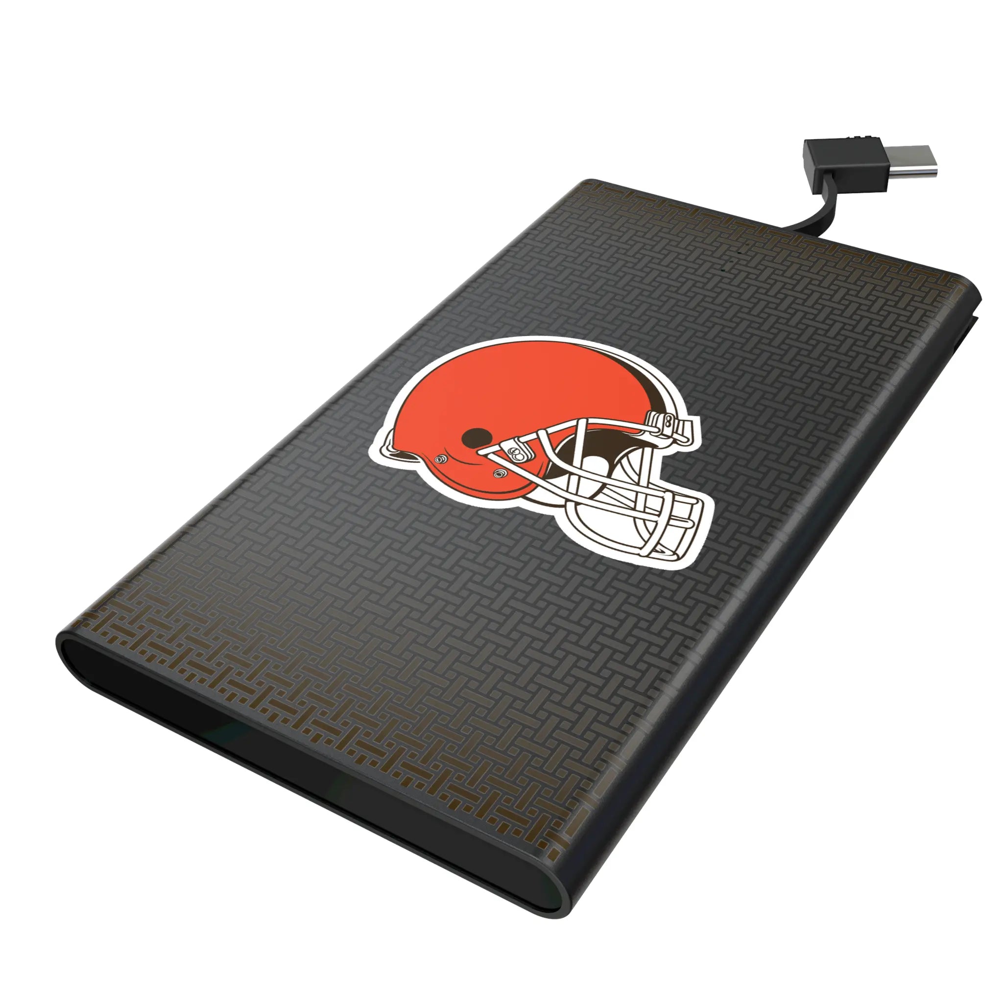 Cleveland Browns Linen 5000mAh Flat Power Bank