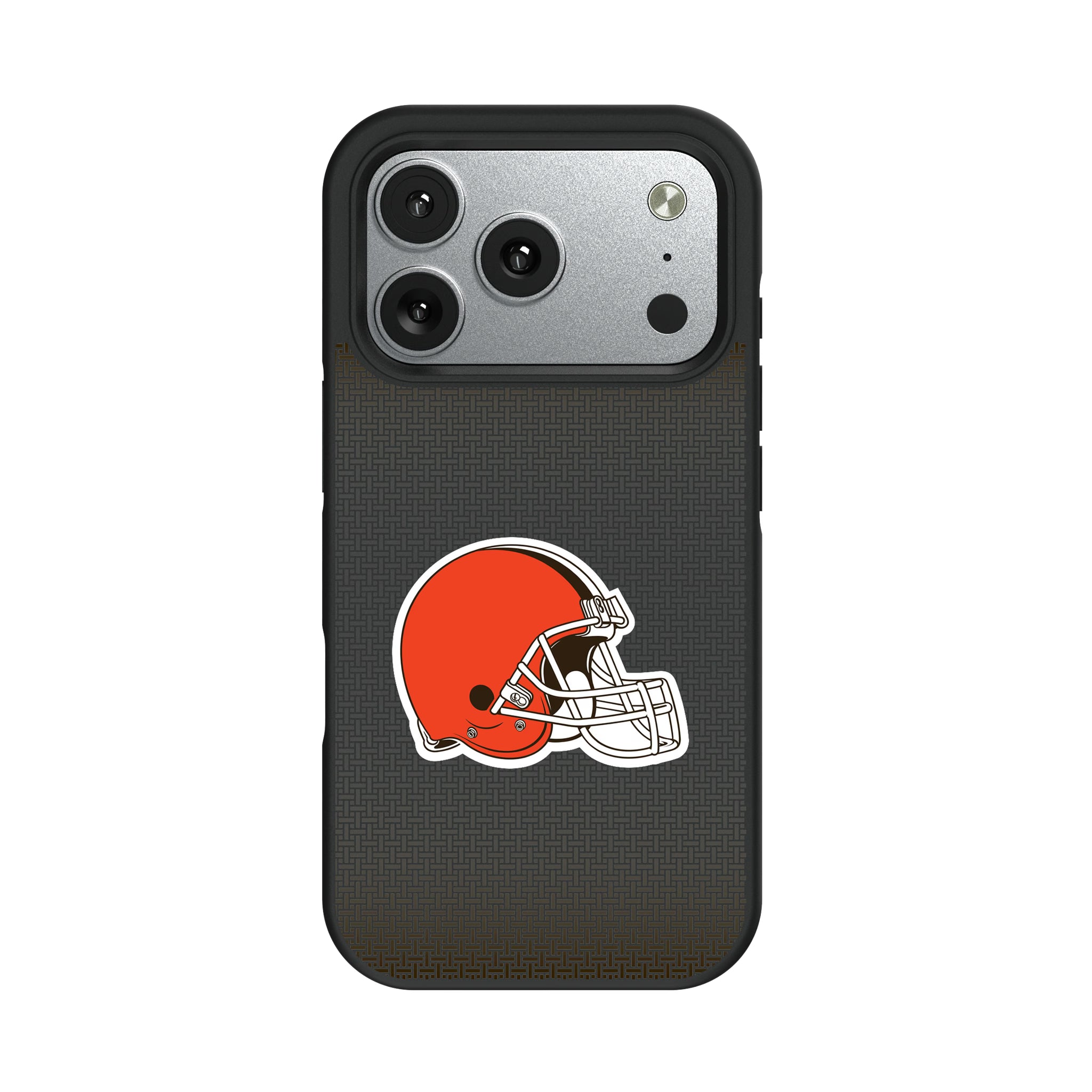 Cleveland Browns Linen iPhone Bump Phone Case for Apple iPhone#Device_iPhone 17 Pro