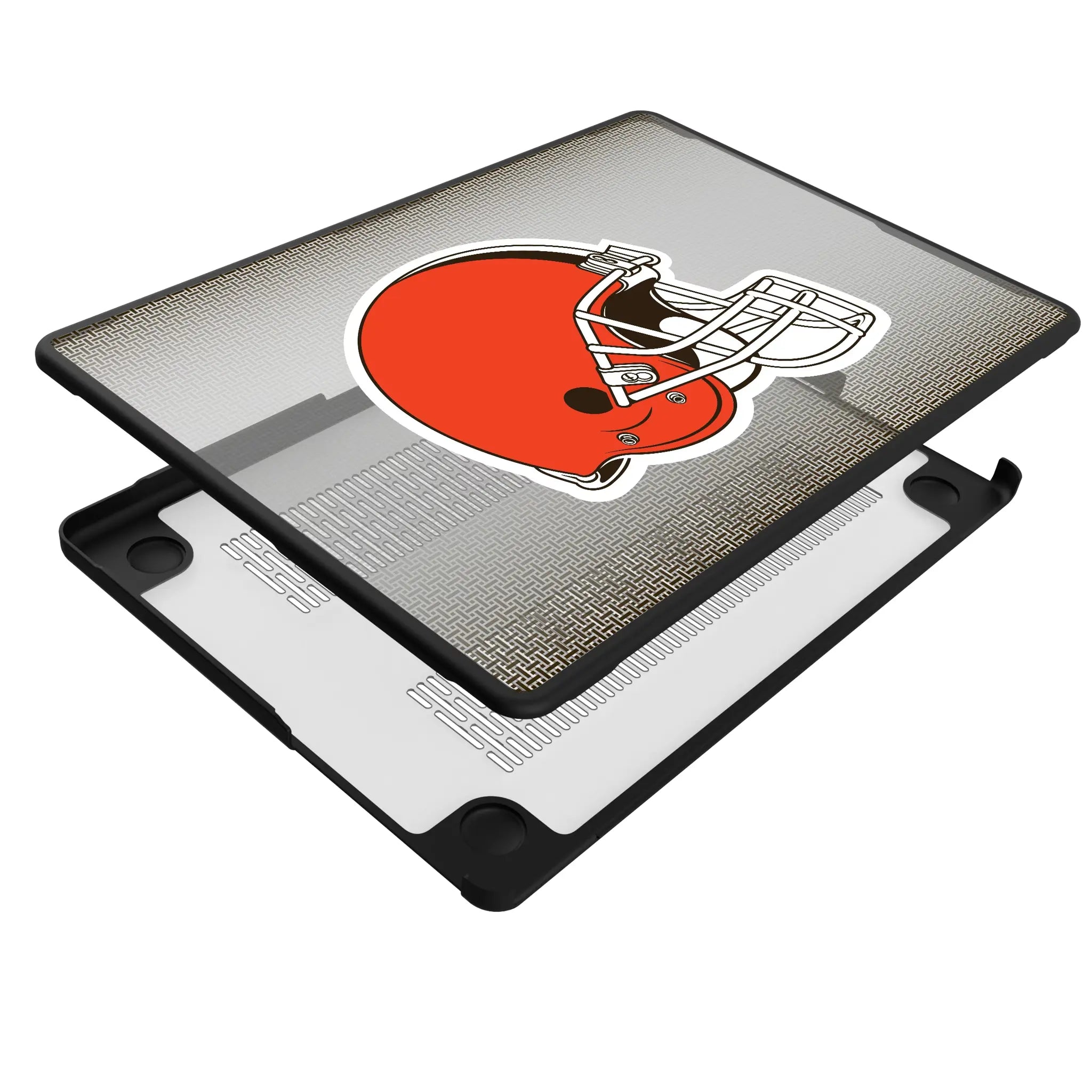Cleveland Browns Linen MacBook Laptop Case for Apple MacBook - Isometric View