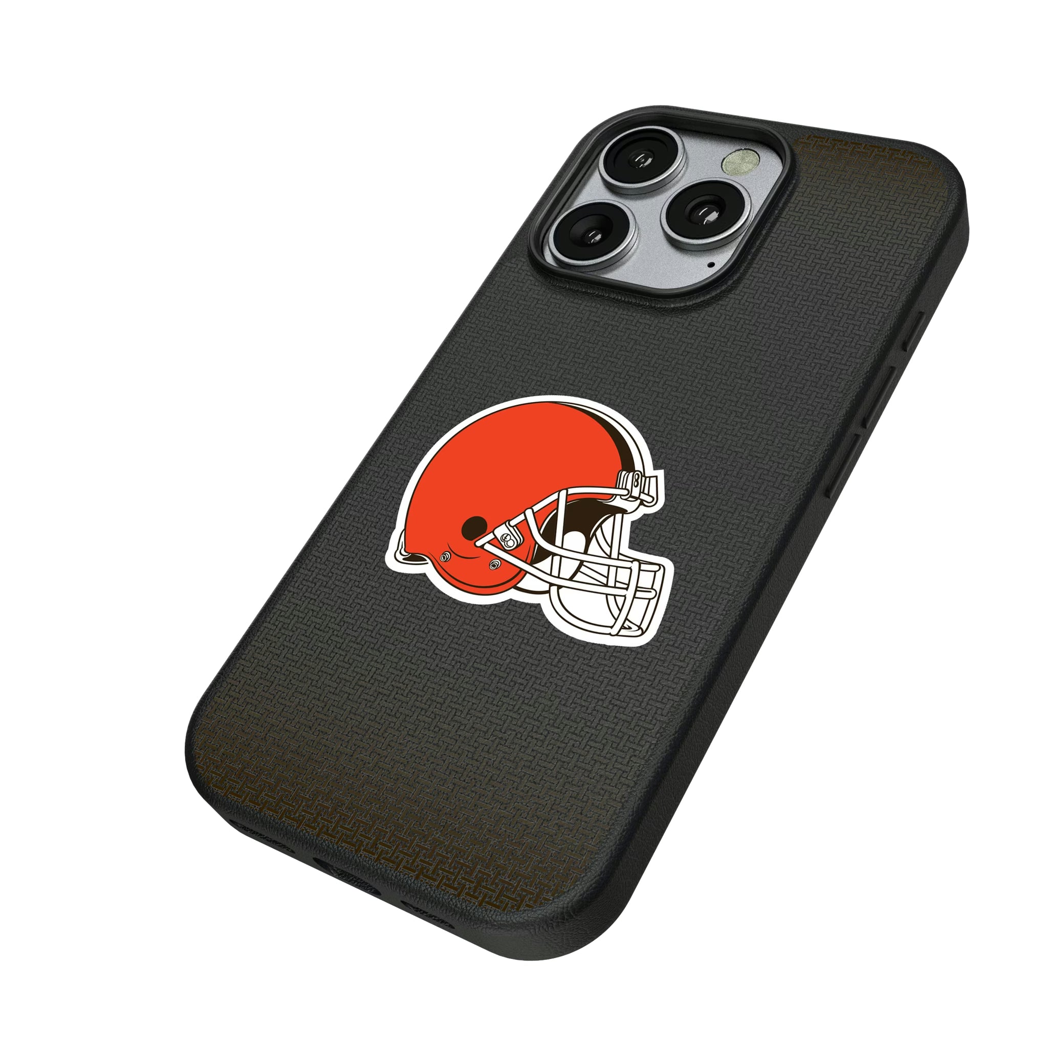 Cleveland Browns Linen iPhone MagSafe Compatible Phone Case for Apple iPhone - Lifestyle