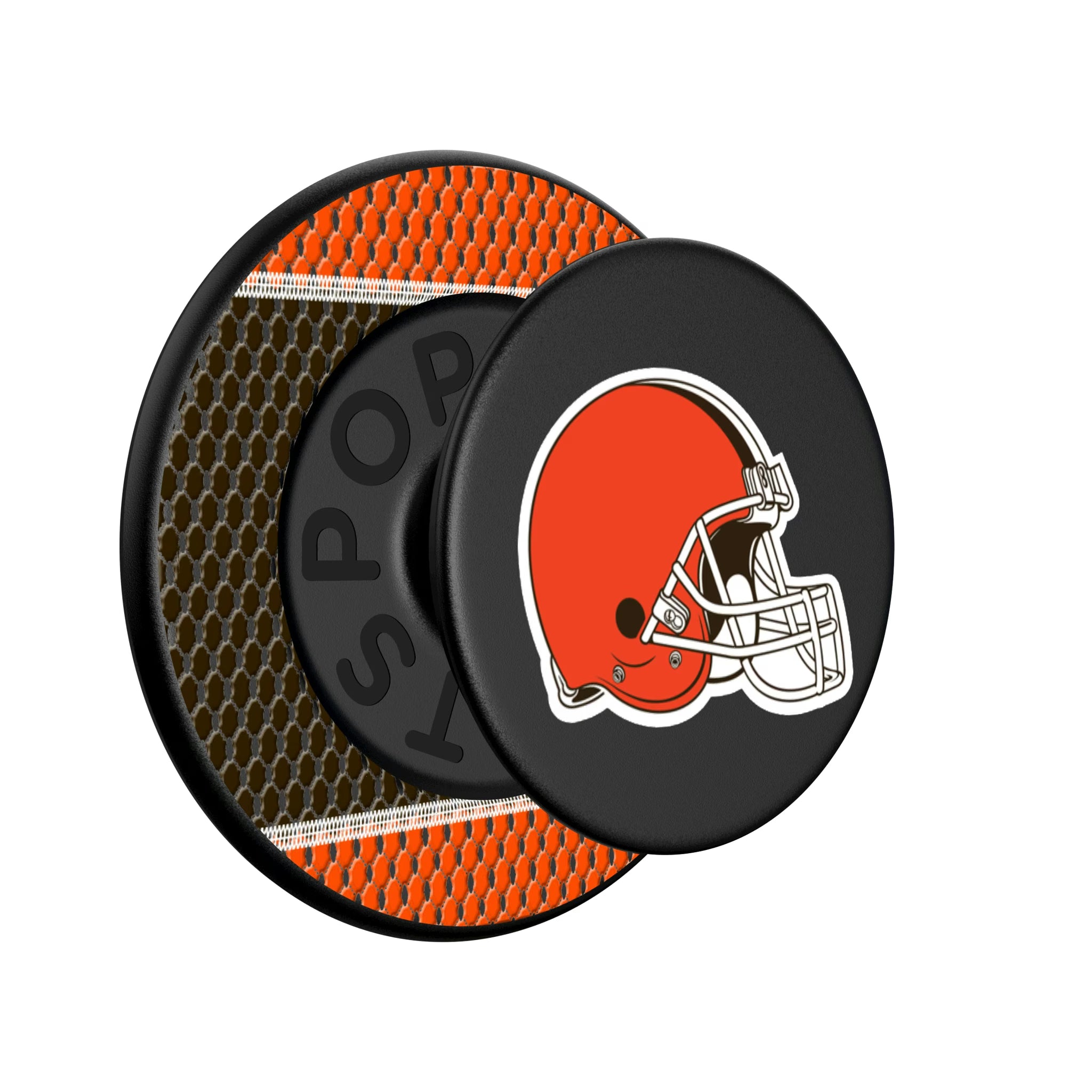 Cleveland Browns Mesh Popsockets Round Magnetic - Isometric View
