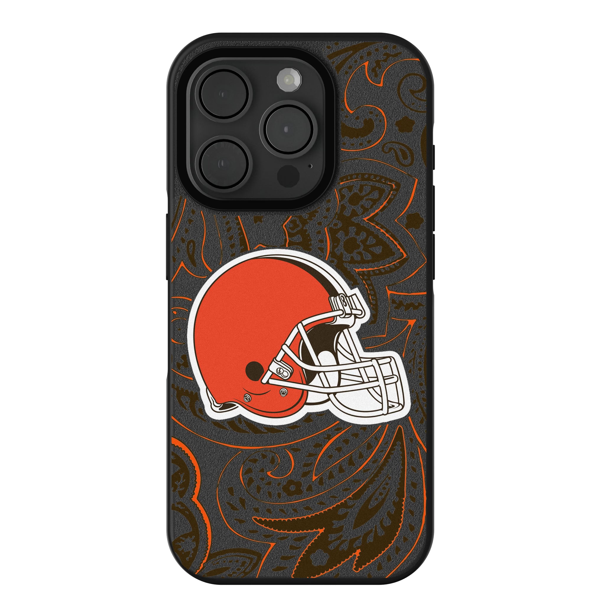Cleveland Browns Paisley iPhone Bump Phone Case for Apple iPhone