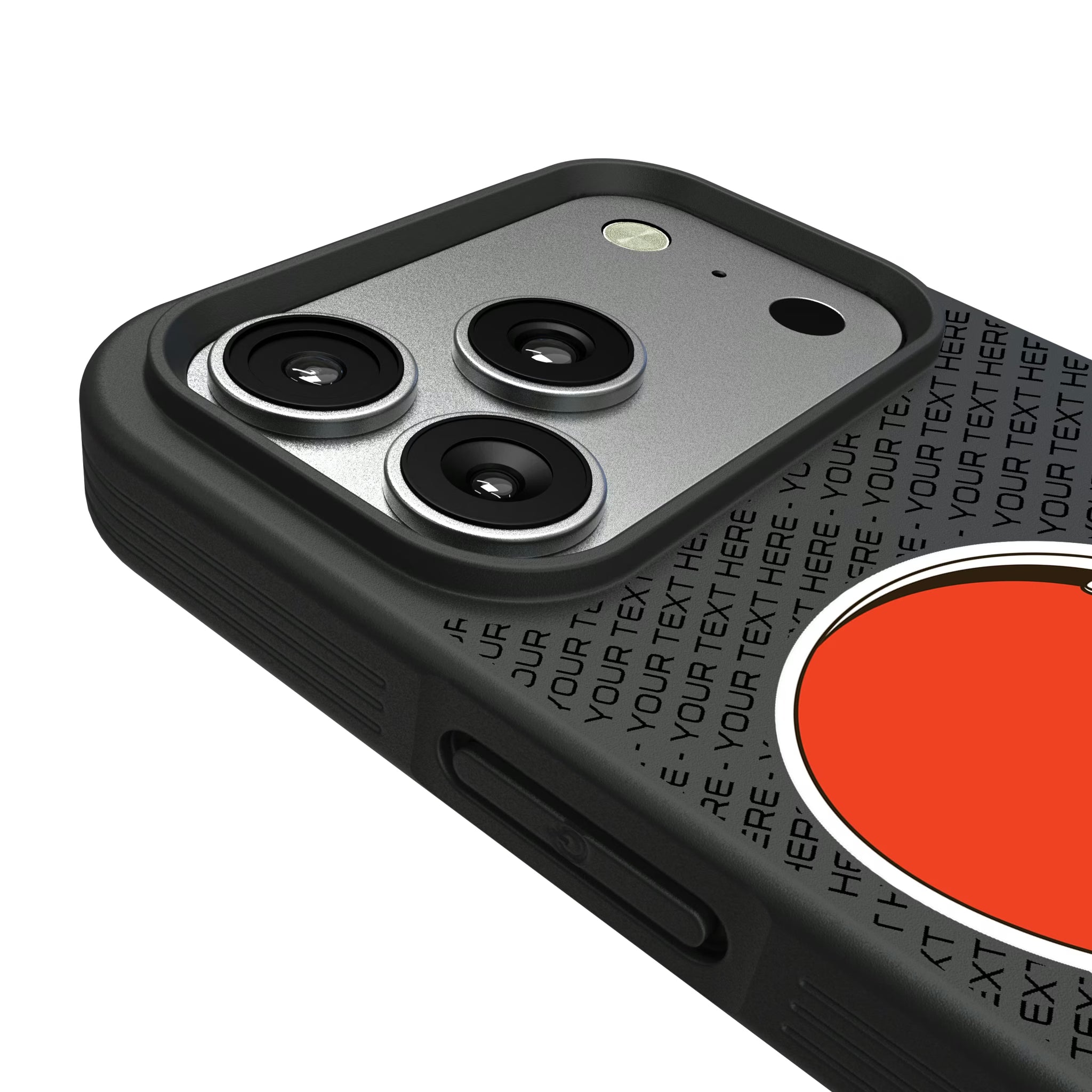 Cleveland Browns Personalized EndZone Plus iPhone Bump Phone Case for Apple iPhone - Detail#Device_iPhone 17 Pro