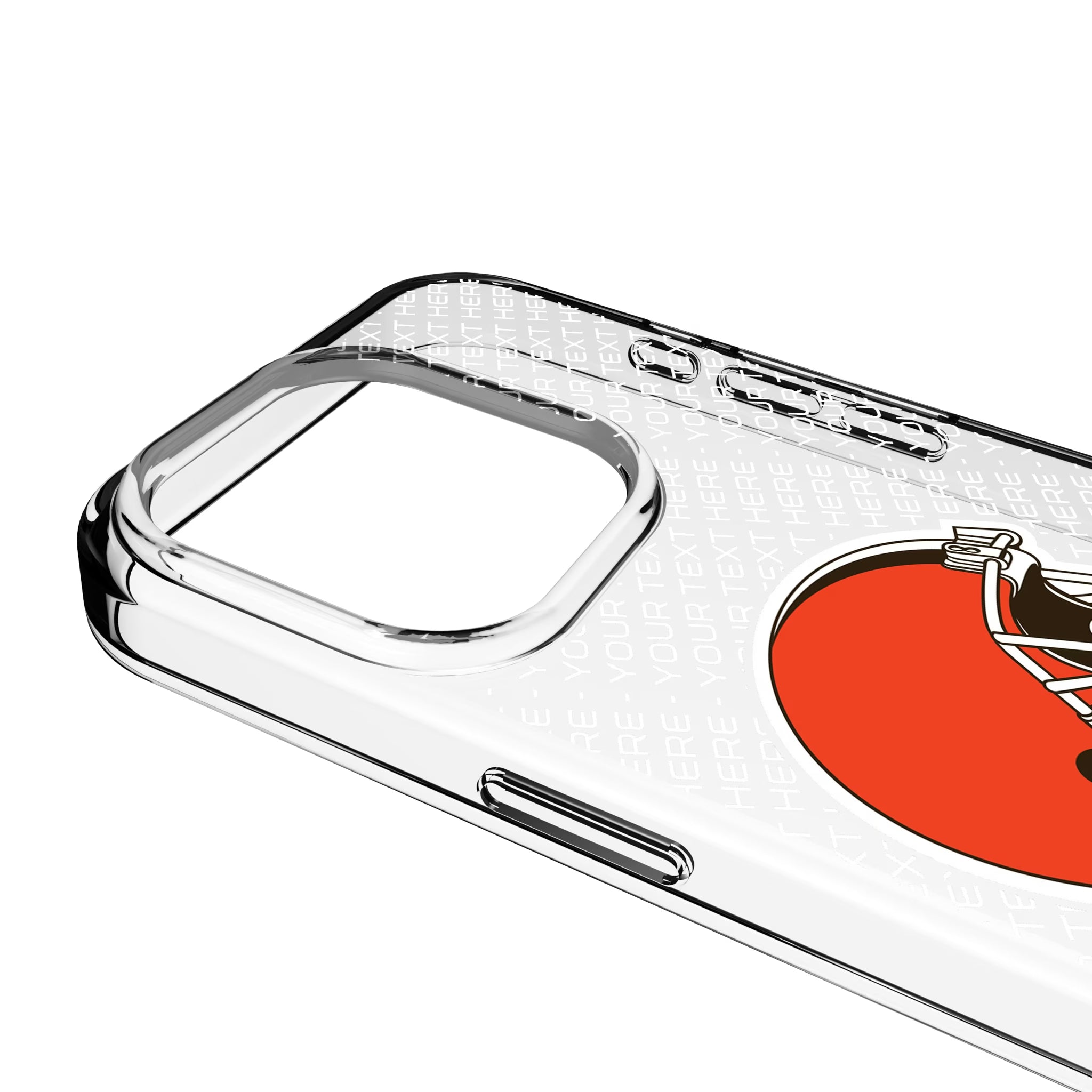 Cleveland Browns Personalized EndZone Plus iPhone Clear Phone Case for Apple iPhone - Detail