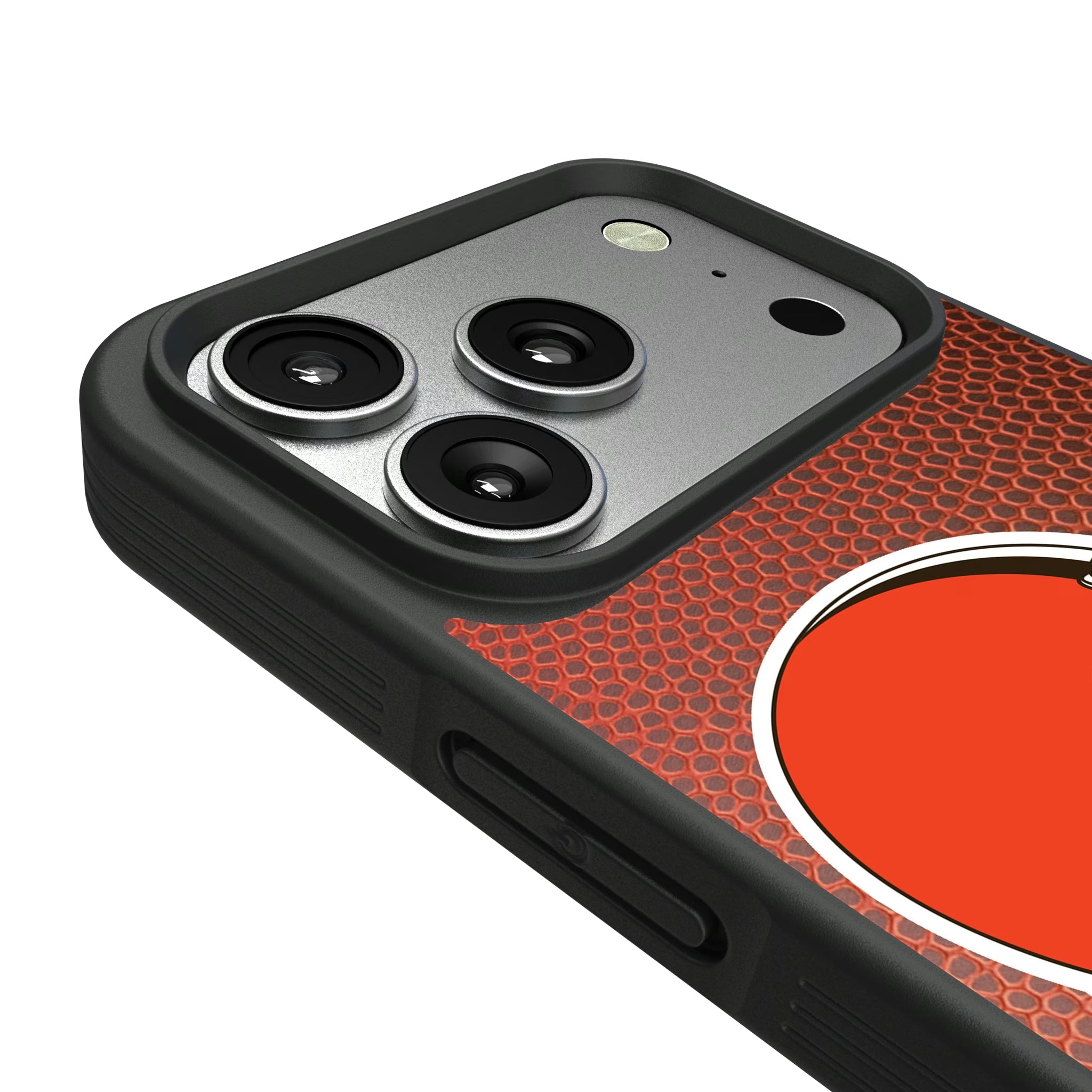 Cleveland Browns Personalized Football iPhone Bump Phone Case for Apple iPhone - Detail#Device_iPhone 17 Pro