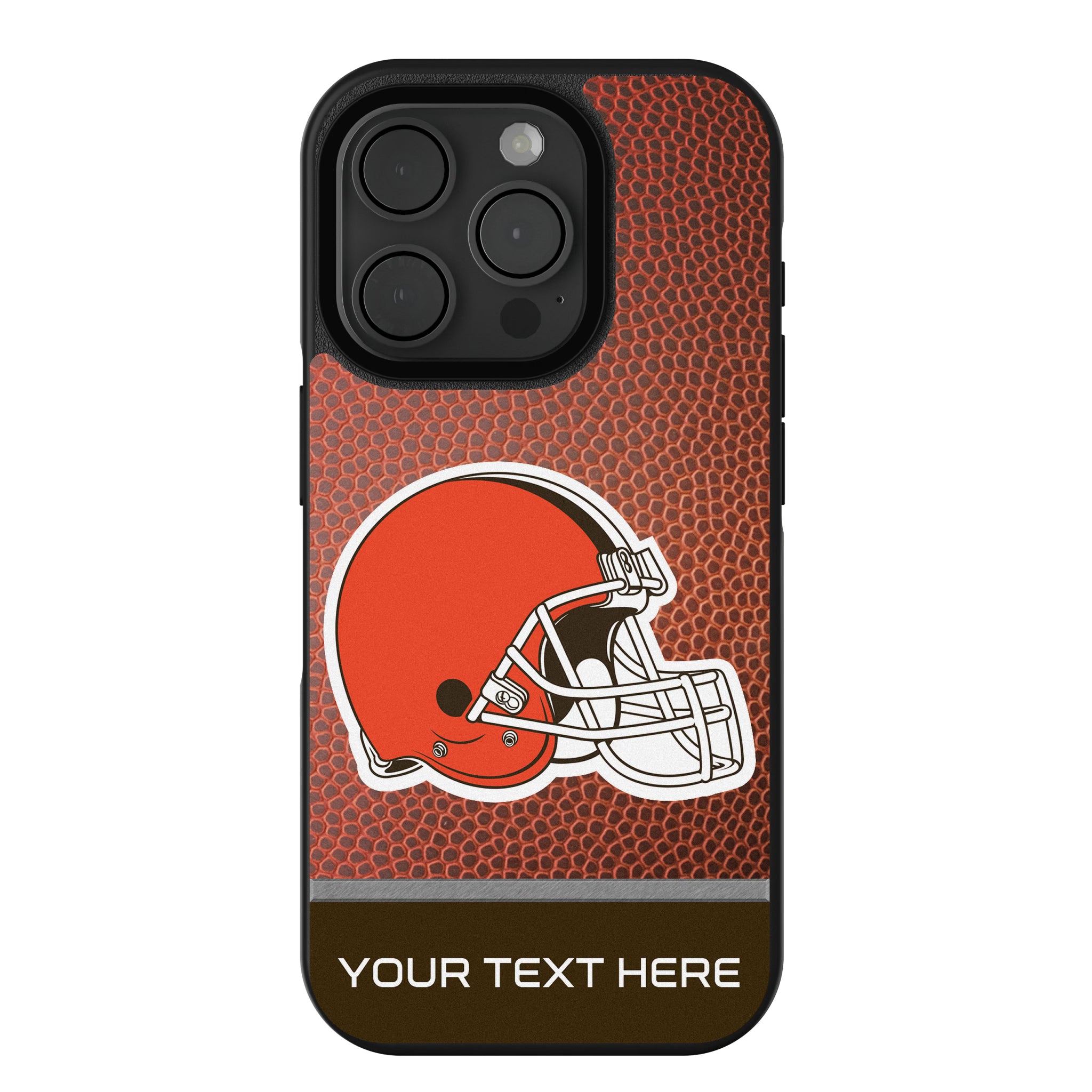 Cleveland Browns Personalized Football iPhone Bump Phone Case for Apple iPhone