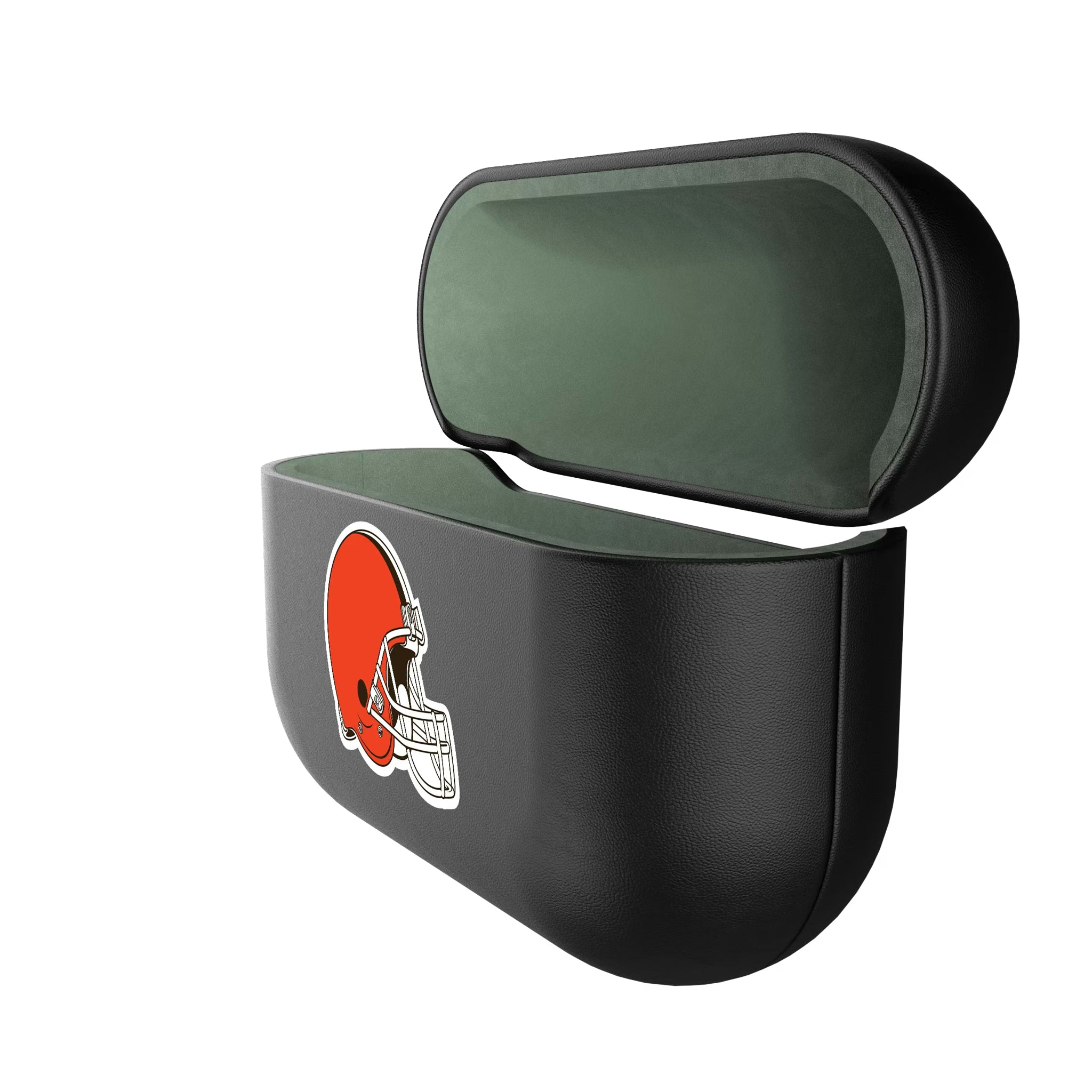 Cleveland Browns Personalized Insignia AirPods AirPod Case Cover - Isometric View#Device_AirPods Pro 1st Gen
