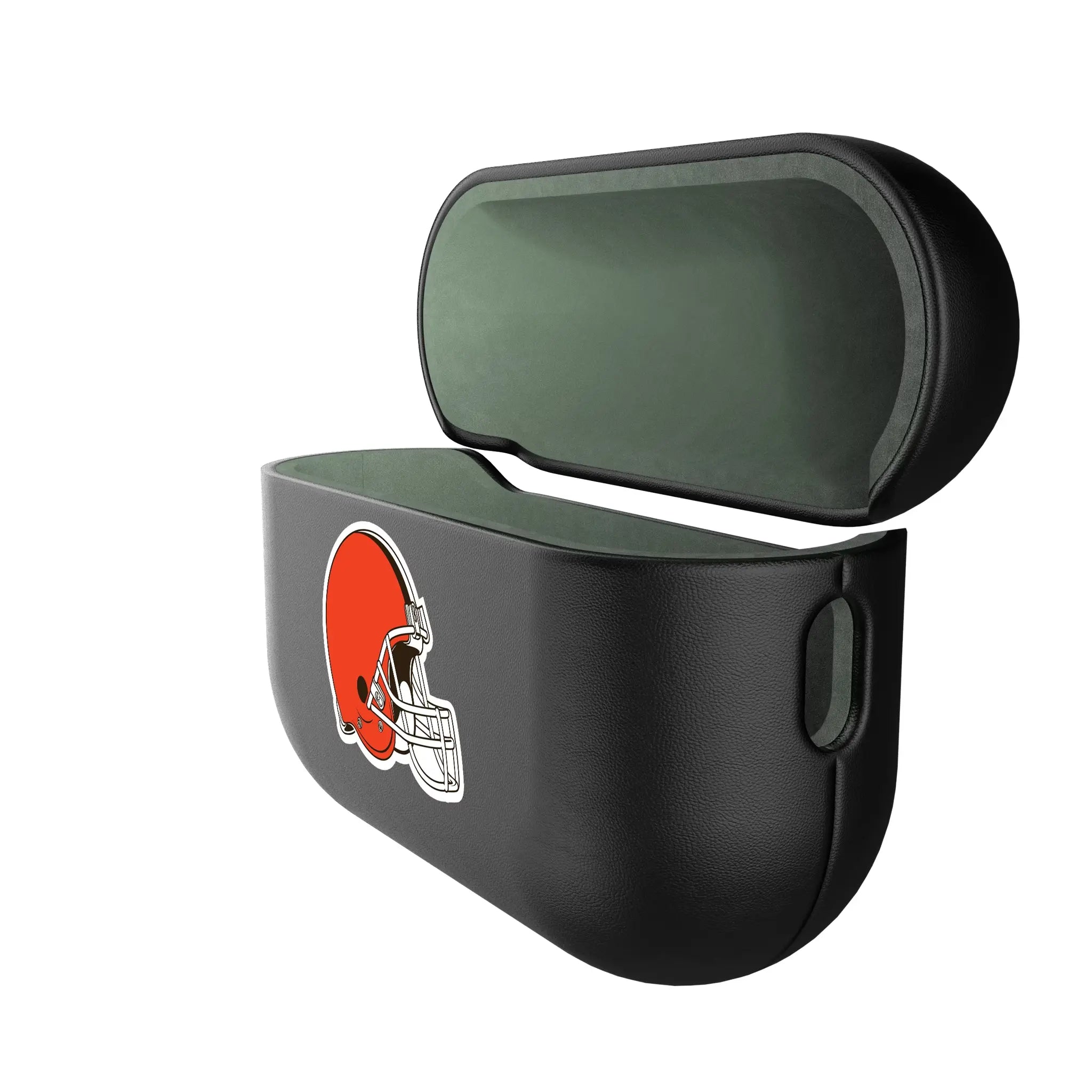Cleveland Browns Personalized Insignia AirPods AirPod Case Cover - Isometric View#Device_AirPods Pro 2nd Gen