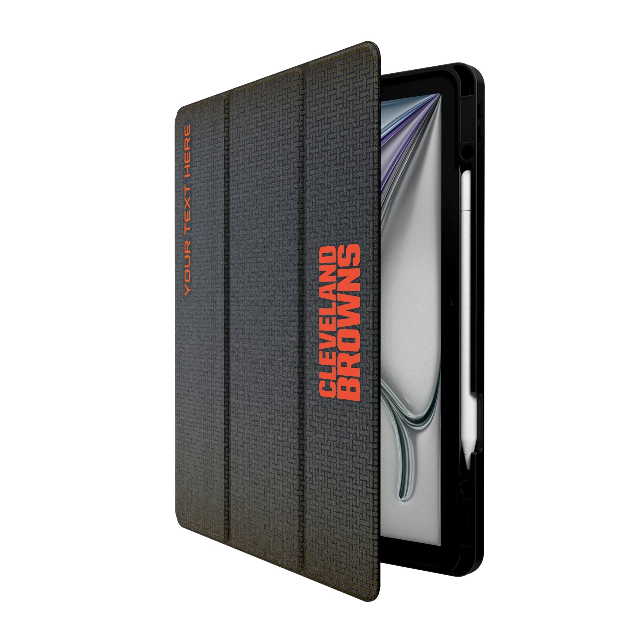 Cleveland Browns Personalized Linen iPad Tablet Case for Apple iPad