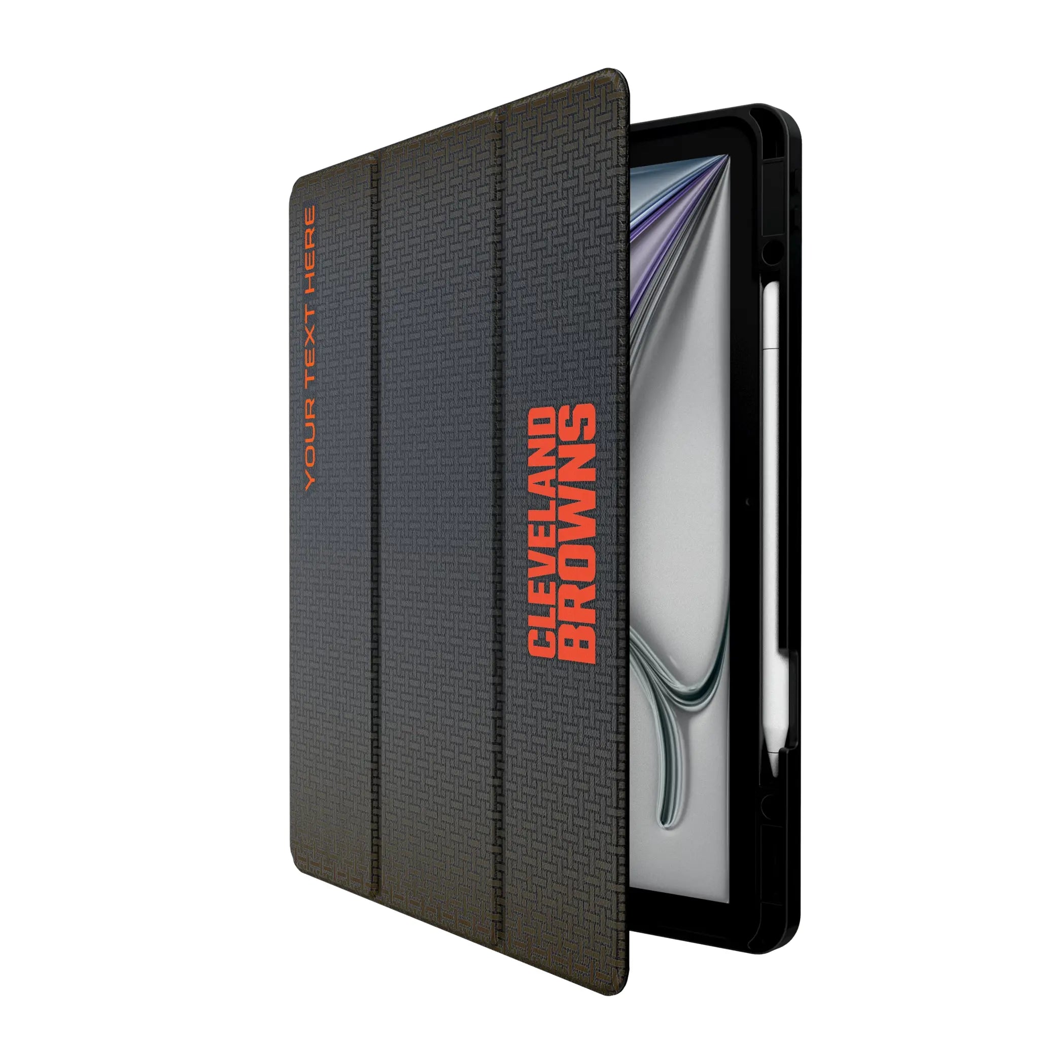 Cleveland Browns Personalized Linen iPad Tablet Case for Apple iPad