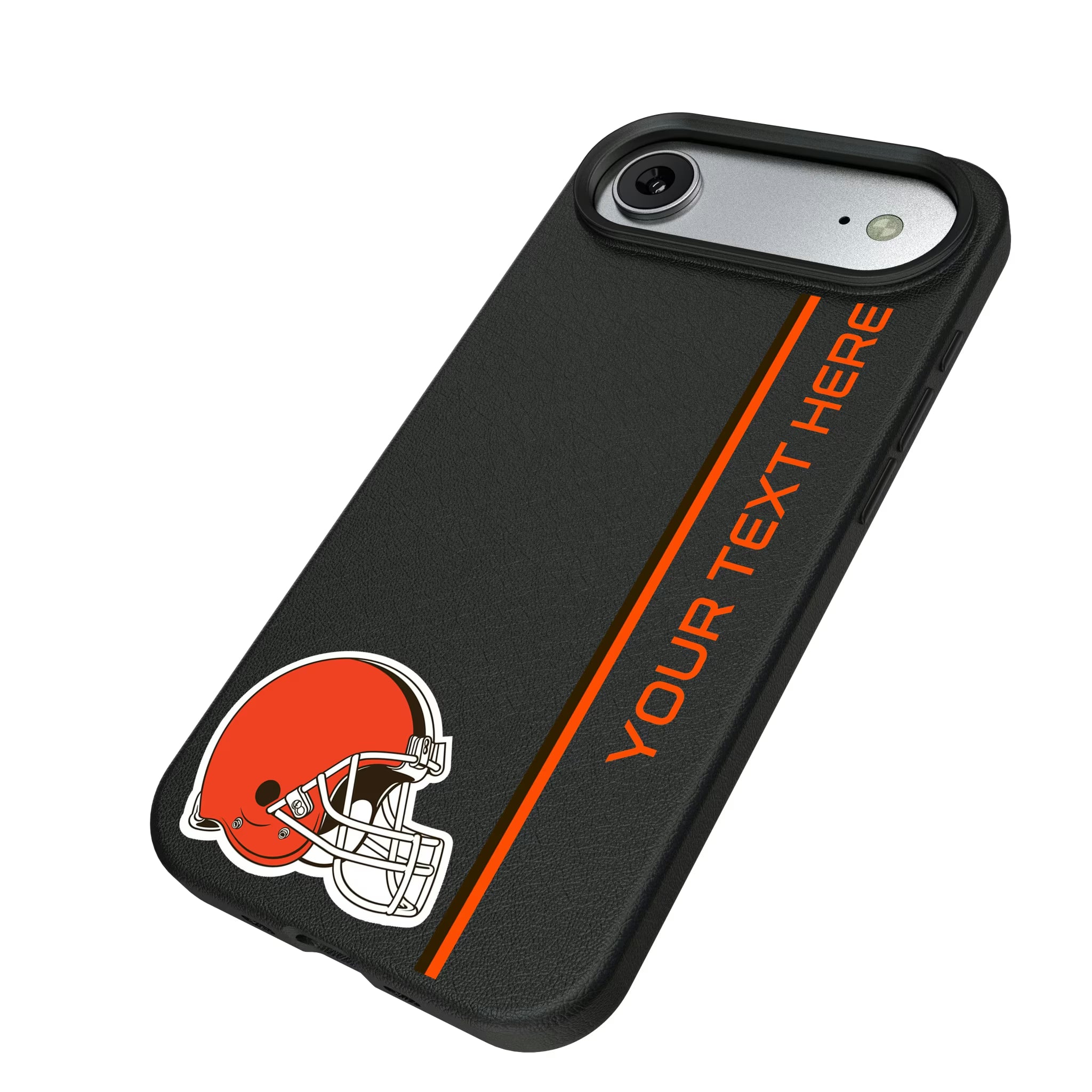 Cleveland Browns Personalized Sidebard iPhone MagSafe Compatible Phone Case for Apple iPhone - Isometric View#Device_iPhone Air