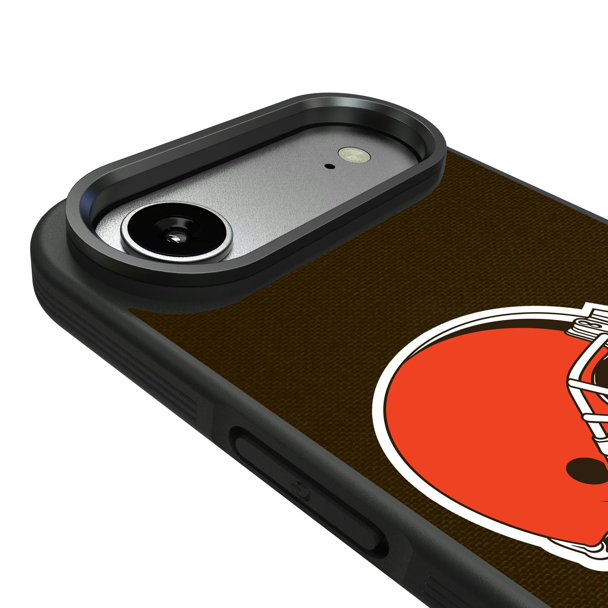 Cleveland Browns Personalized Stripe iPhone Bump Phone Case for Apple iPhone - Detail#Device_iPhone Air