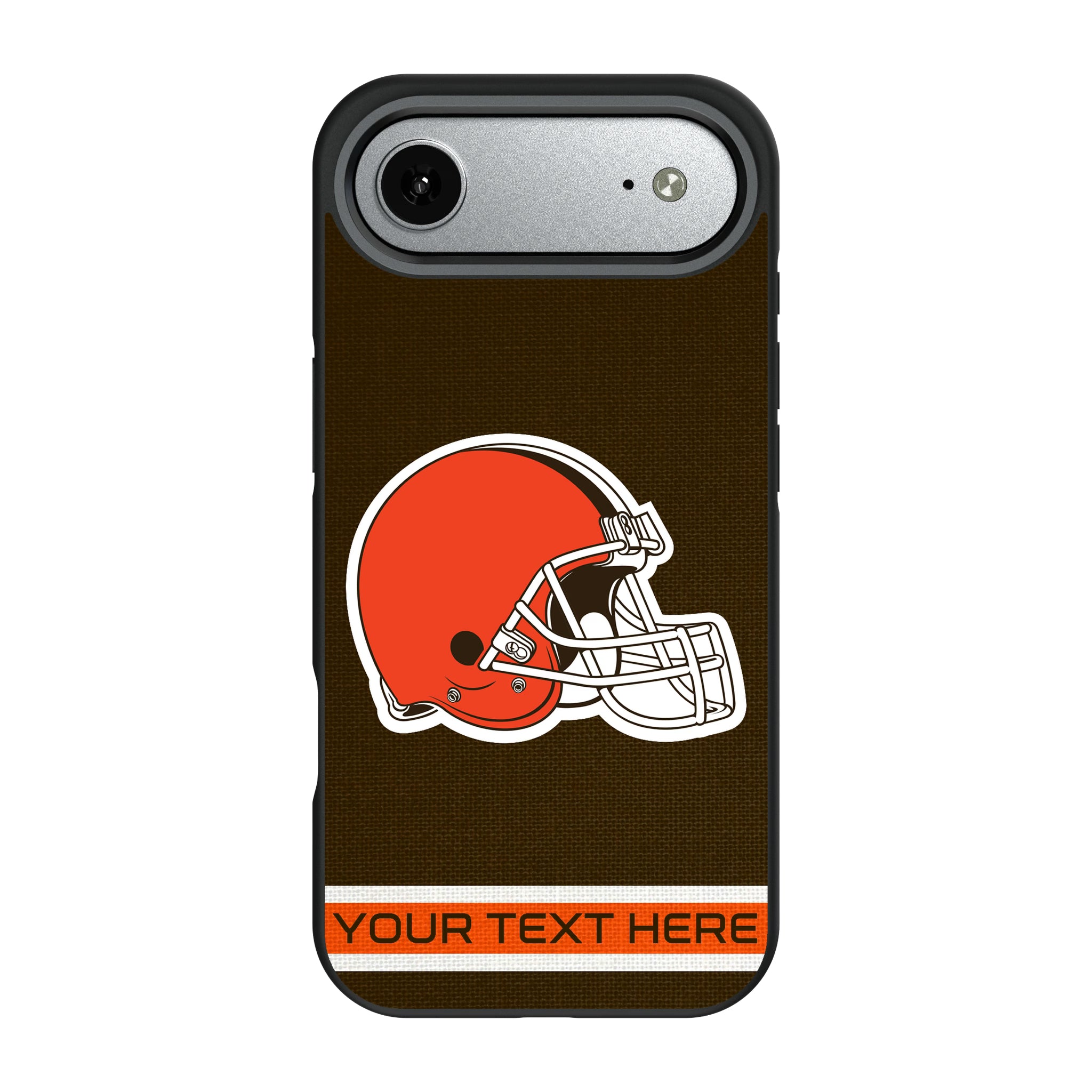 Cleveland Browns Personalized Stripe iPhone Bump Phone Case for Apple iPhone#Device_iPhone Air