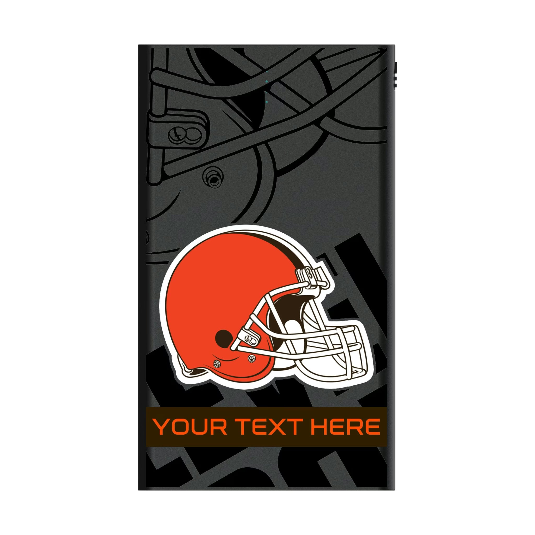 Cleveland Browns Personalized Tilt 5000mAh Flat Powerbank