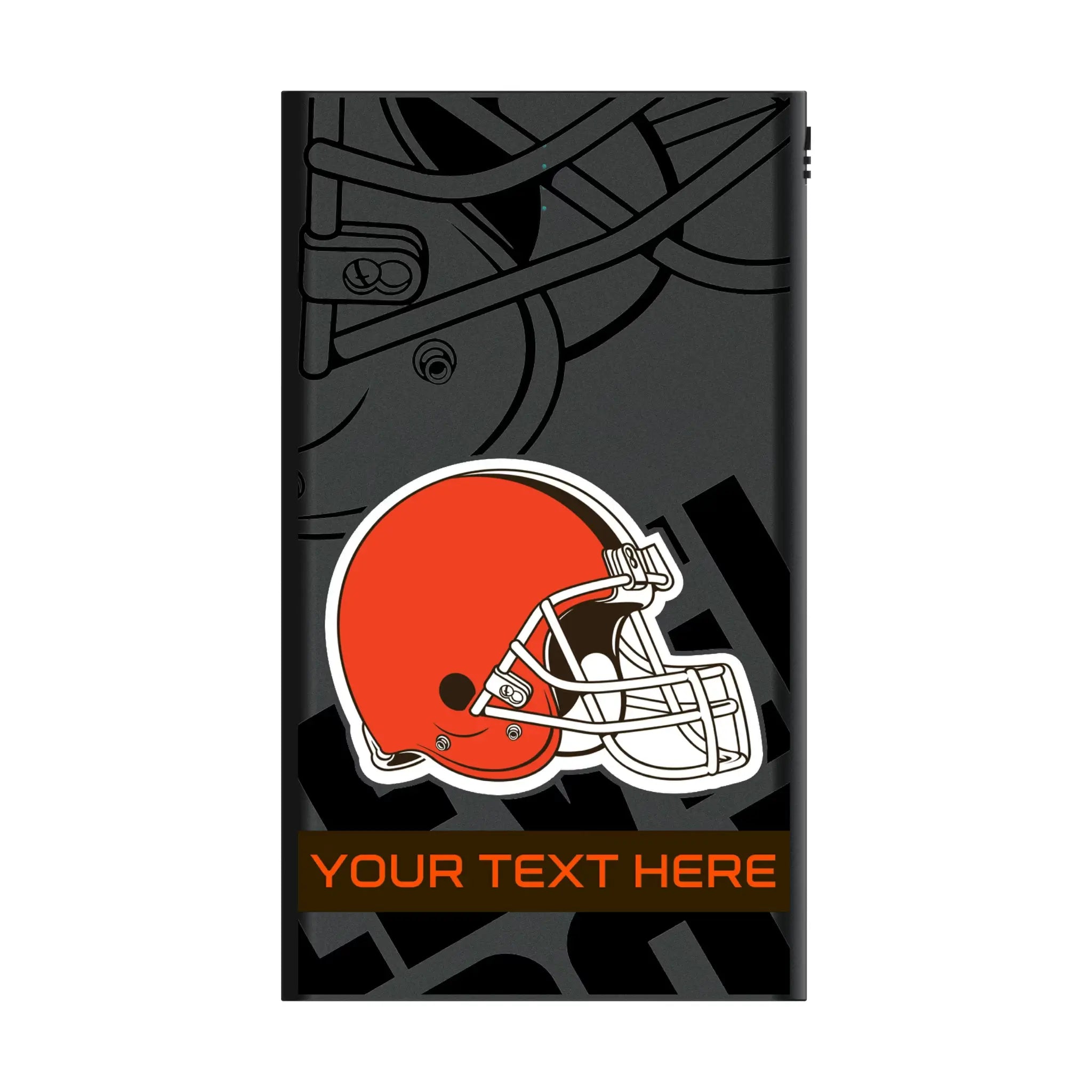 Cleveland Browns Personalized Tilt 5000mAh Flat Power Bank
