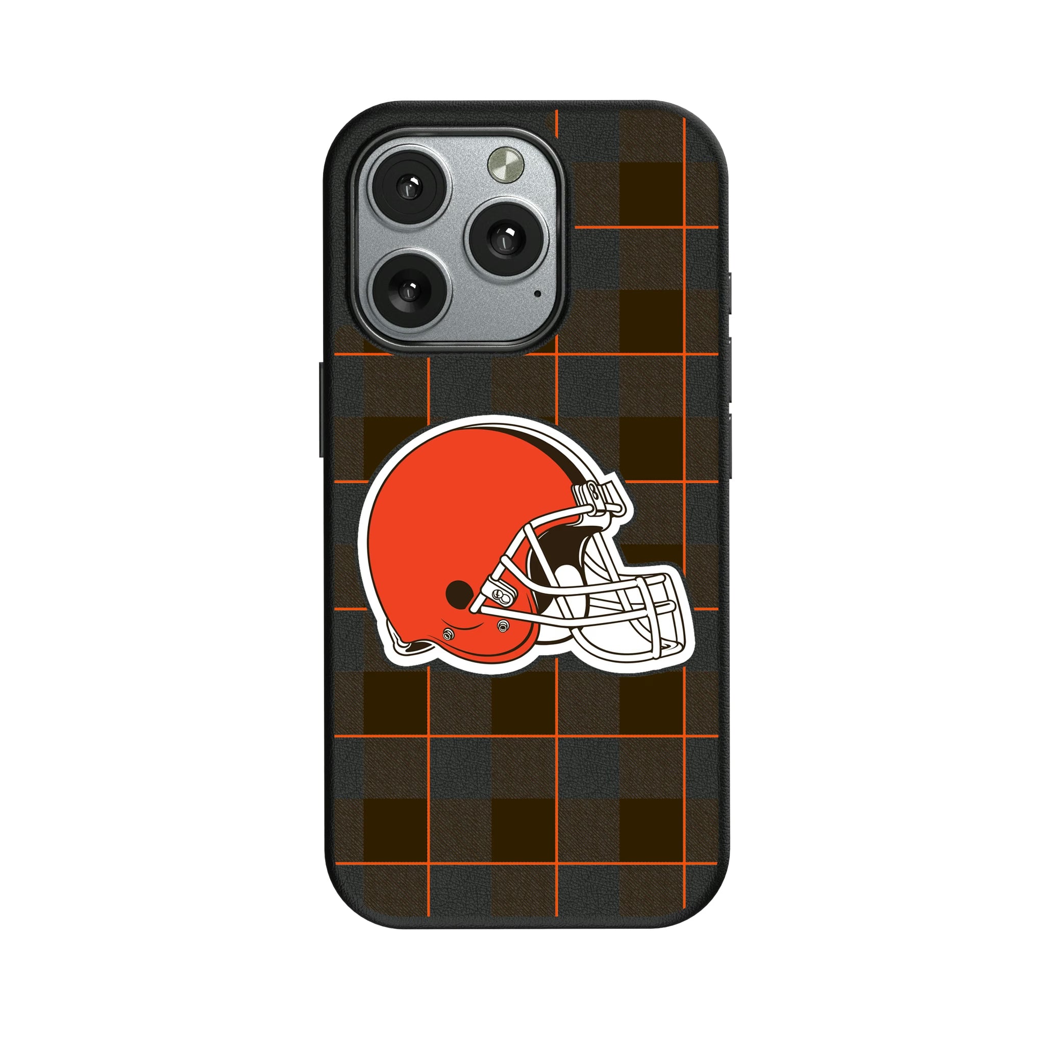 Cleveland Browns Plaid iPhone MagSafe Compatible Phone Case for Apple iPhone