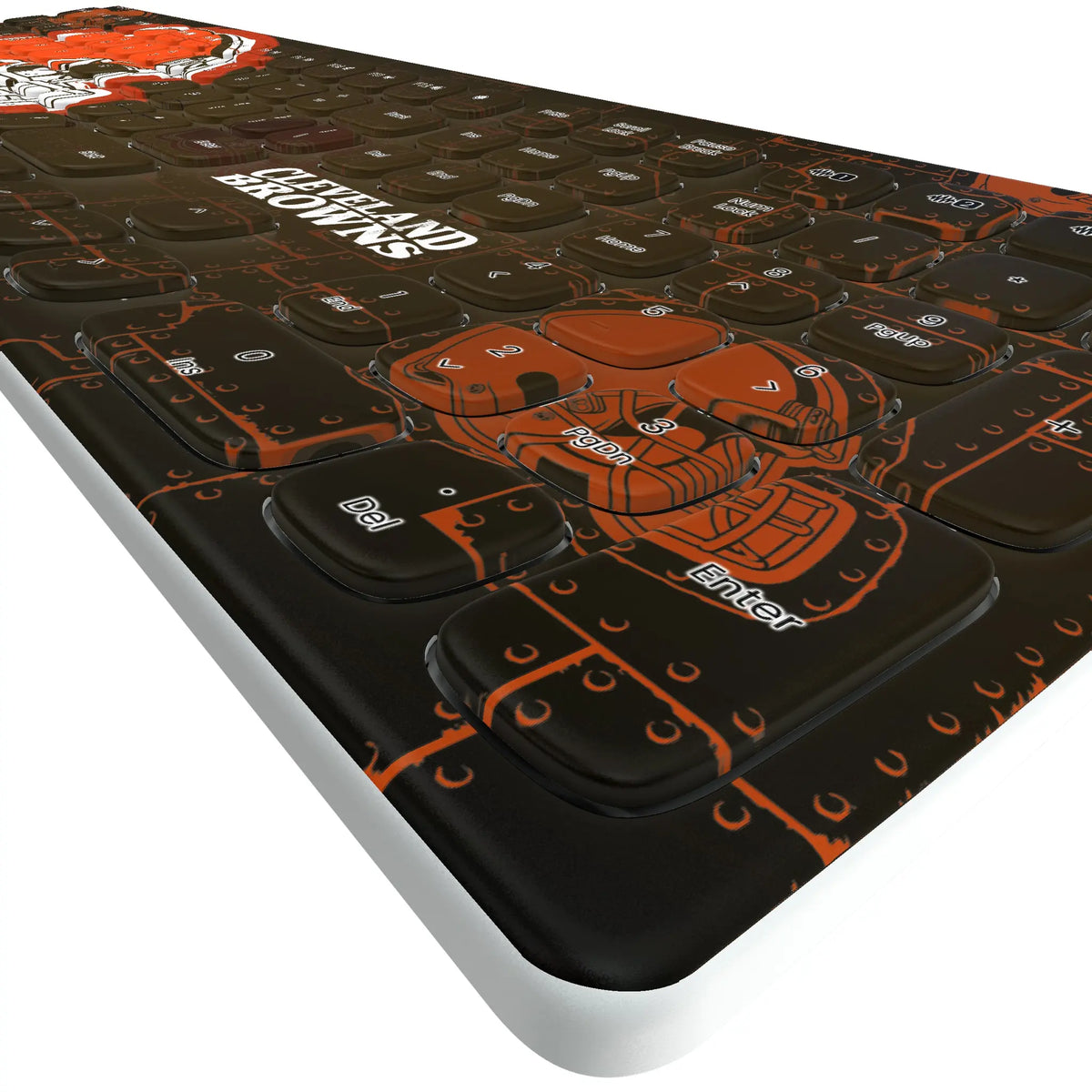 Cleveland Browns Rivet KKB605 Curved Wireless Keyboard - Detail