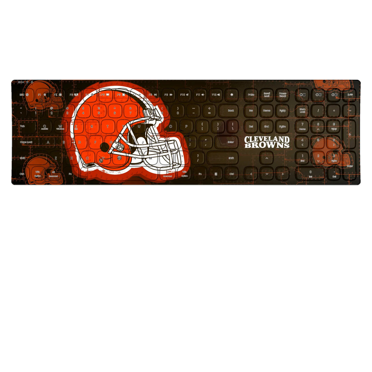 Cleveland Browns Rivet KKB605 Curved Wireless Keyboard