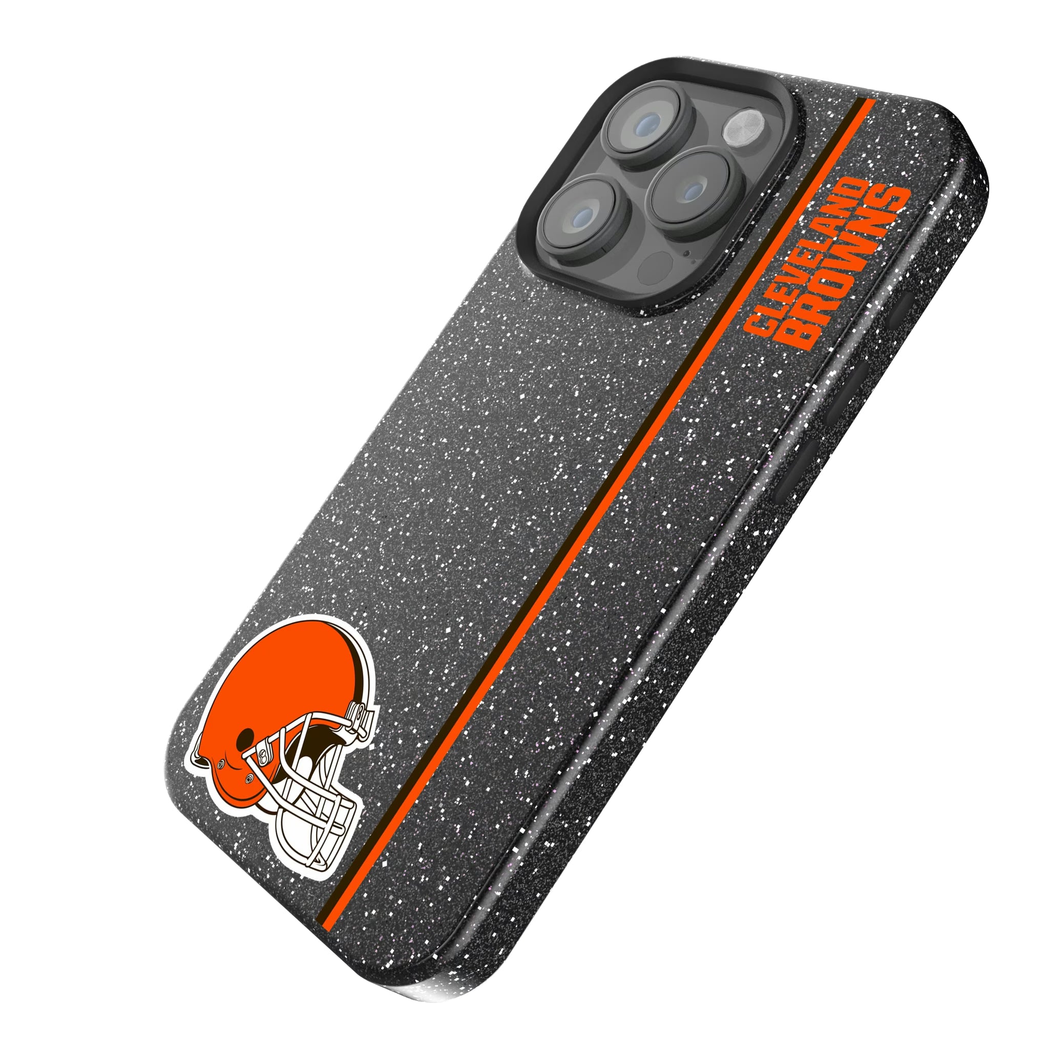 Cleveland Browns Sidebar iPhone Bling Phone Case for Apple iPhone - Isometric View